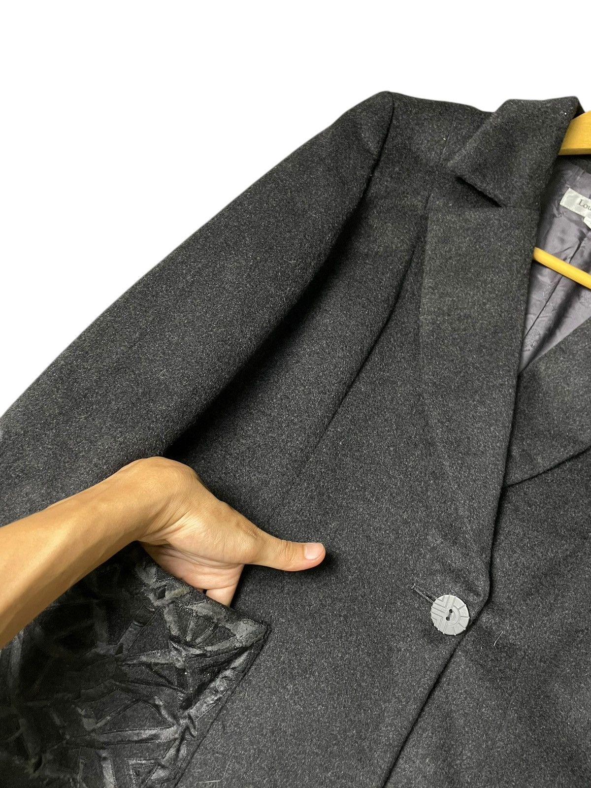 Designer × Louis Feraud × Vintage Louis Feraud Paris Wool Coat (56) Size US XXS / EU 40 - 7 Thumbnail