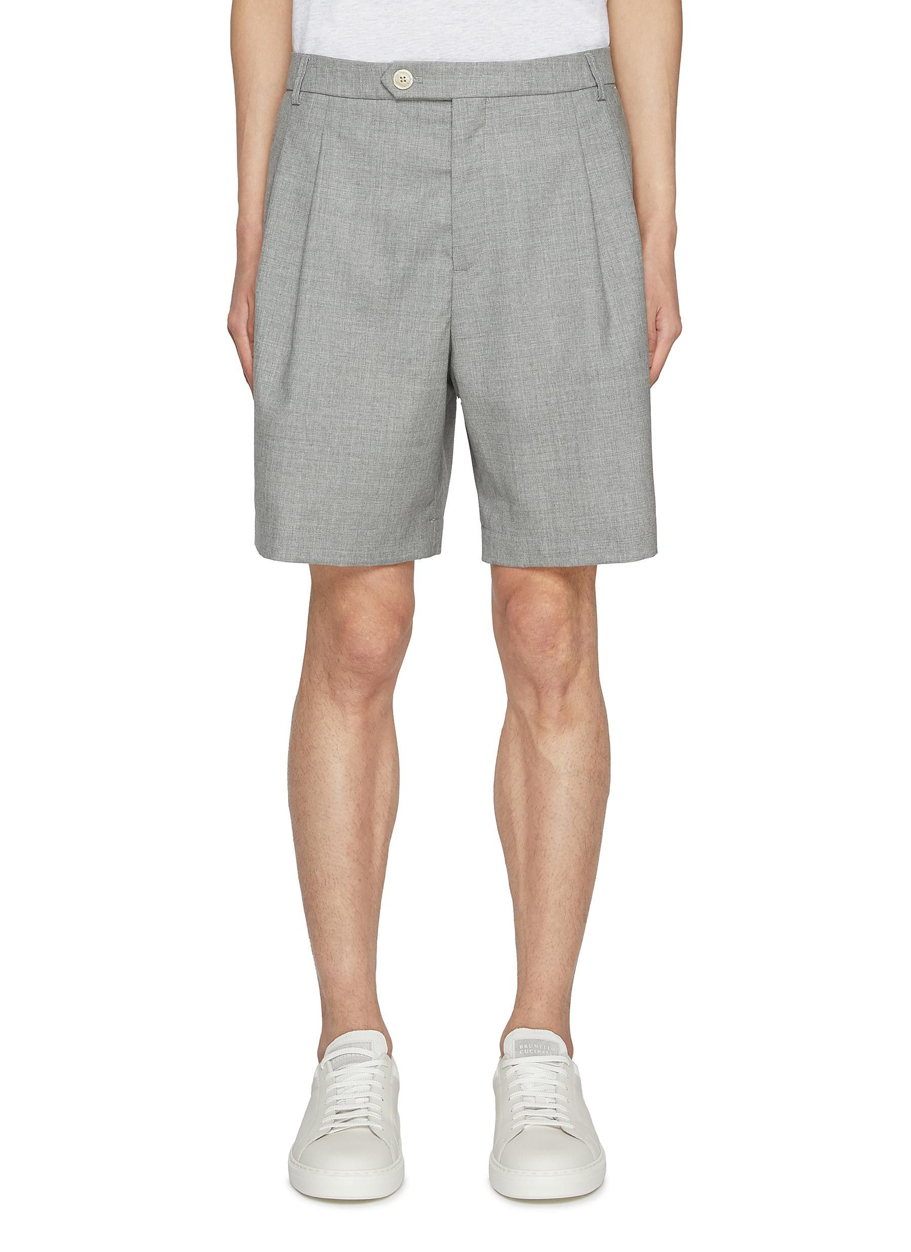 Brunello Cucinelli o1w1db10925 Bermuda Short in Grey Size US 38 / EU 54 - 1 Thumbnail
