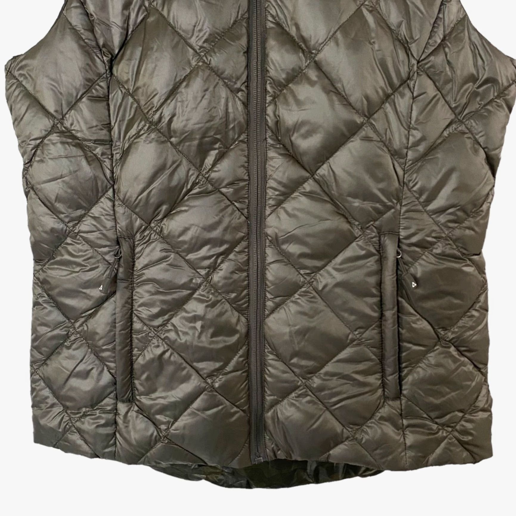 Vintage Gerry Quilted Down Puffer Vest Reversible Full Zip Hood Green Womens Small Vest Size S / US 4 / IT 40 - 7 Thumbnail