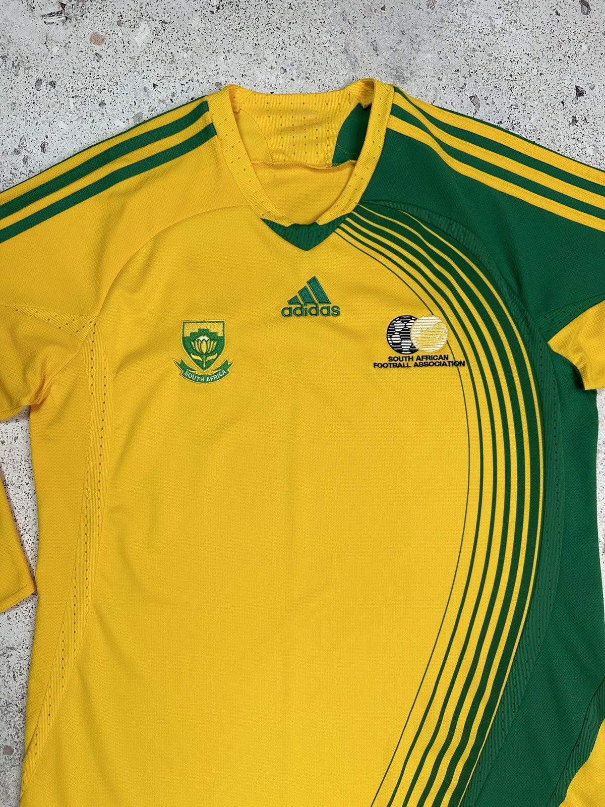 Adidas × Vintage SOUTH AFRICA 2007/2009 3/4 LONG SLEEVE SHIRT JERSEY ADIDAS M Size US M / EU 48-50 / 2 - 7 Thumbnail