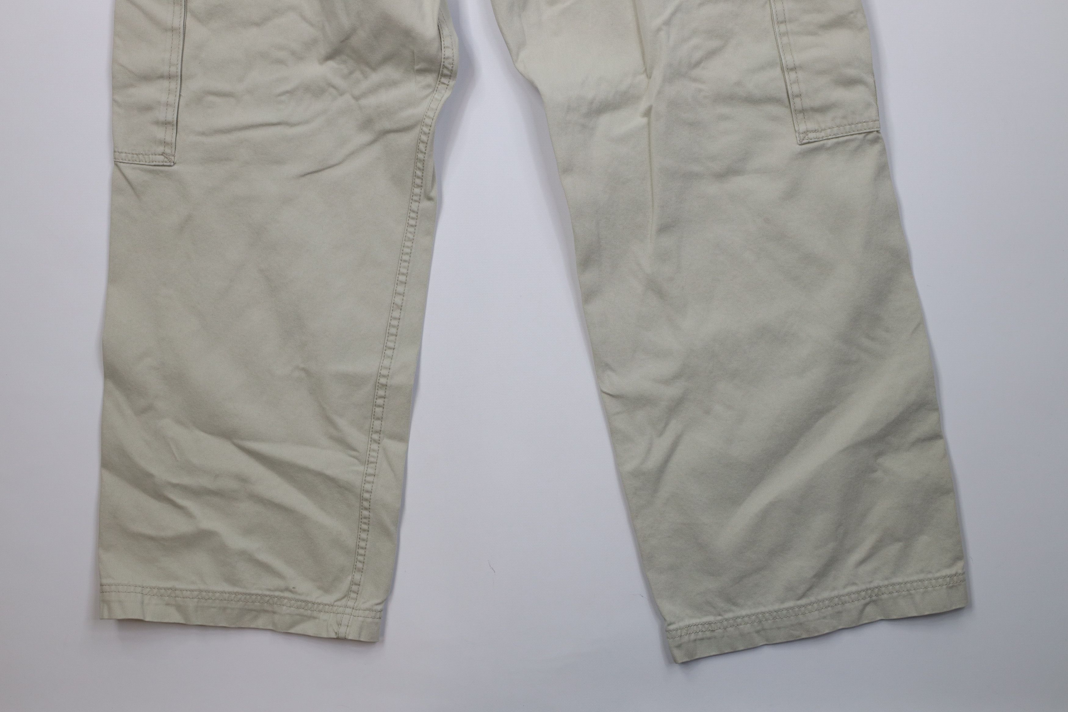 Levi's Vintage Y2K Levis Fit Wide Leg Cargo Pants Beige Cotton Size US 36 / EU 52 - 13 Thumbnail