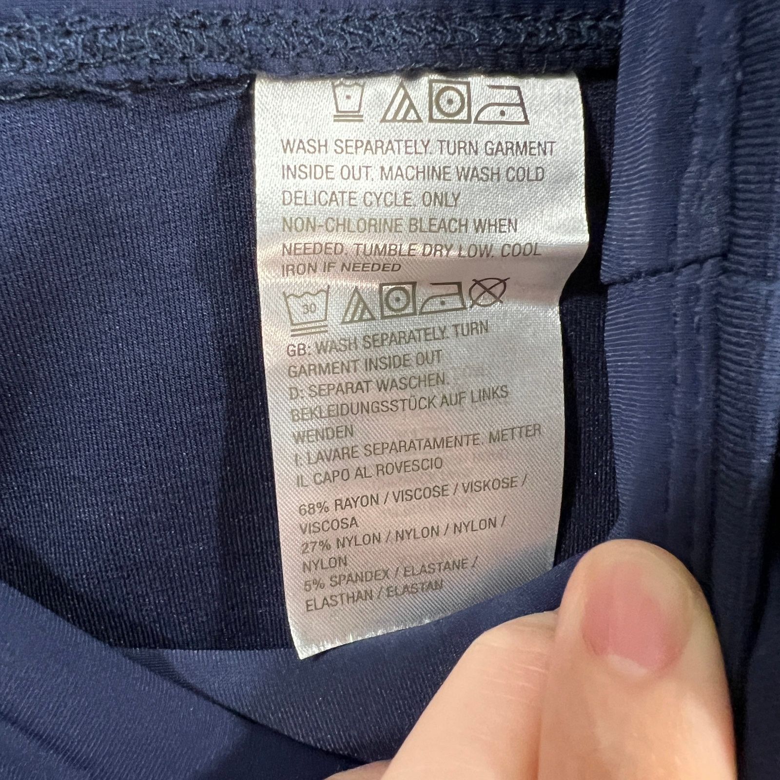 Other Belle by Kim Gravel Regular Ponte Ankle Pants with Back Size 30" / US 8 / IT 44 - 8 Thumbnail
