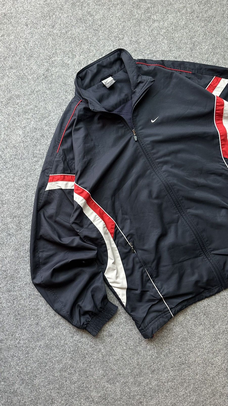 Nike Vintage zip track jacket Nike swoosh logo Size US XL / EU 56 / 4 - 3 Thumbnail