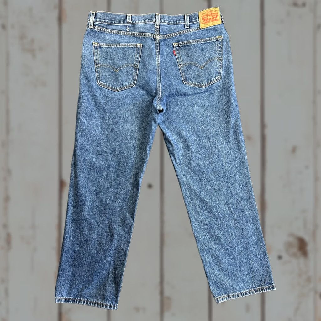 Levi's Levi’s 550 Jeans Relaxed Fit Men’s 40 x 30 Light Wash Blue Denim Jeans Logo 5-Pocket Blue Mens Regular Size US 40 / EU 56 - 1 Thumbnail