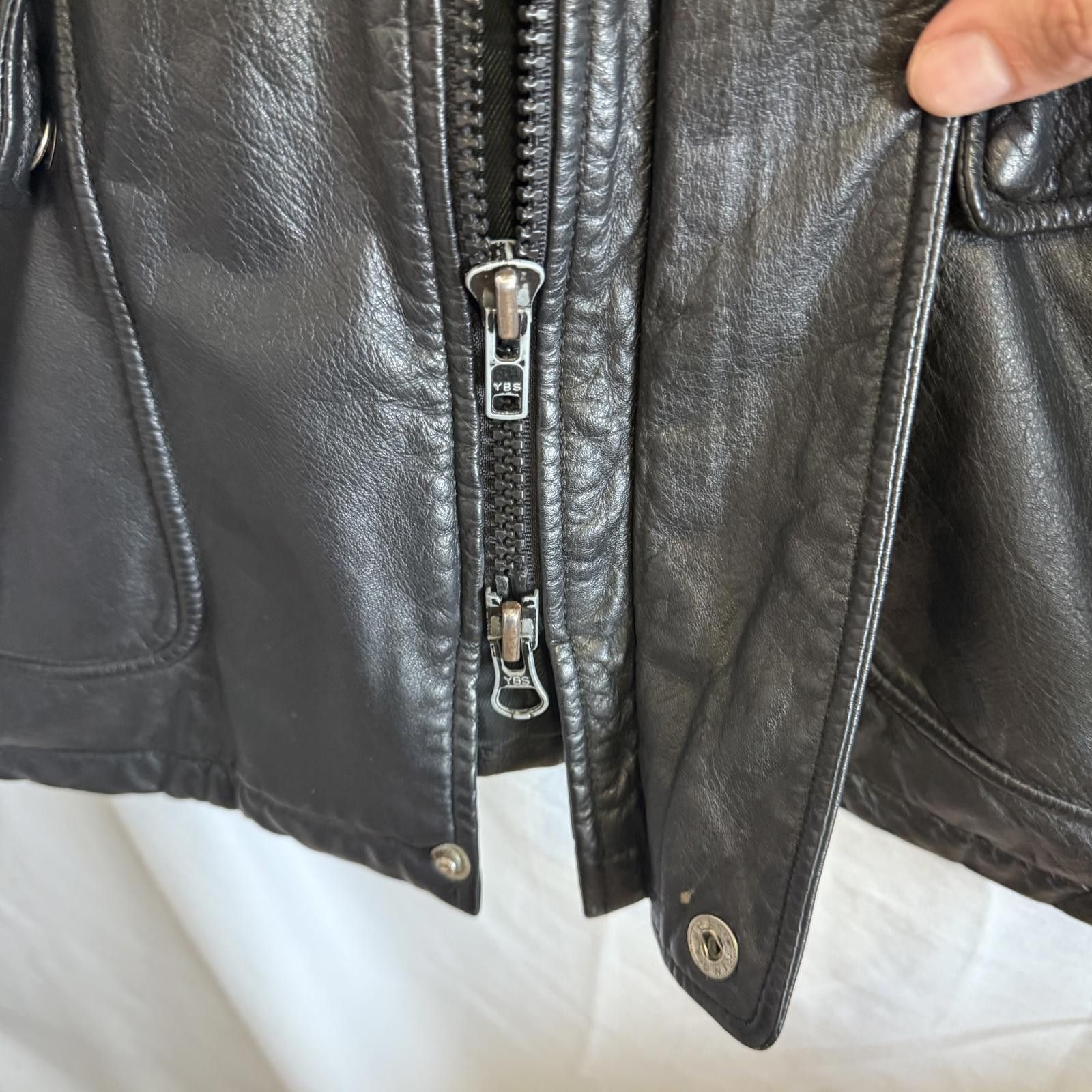 London Fog London Fog Black Leather Jacket Size XL Size US XL / EU 56 / 4 - 5 Thumbnail