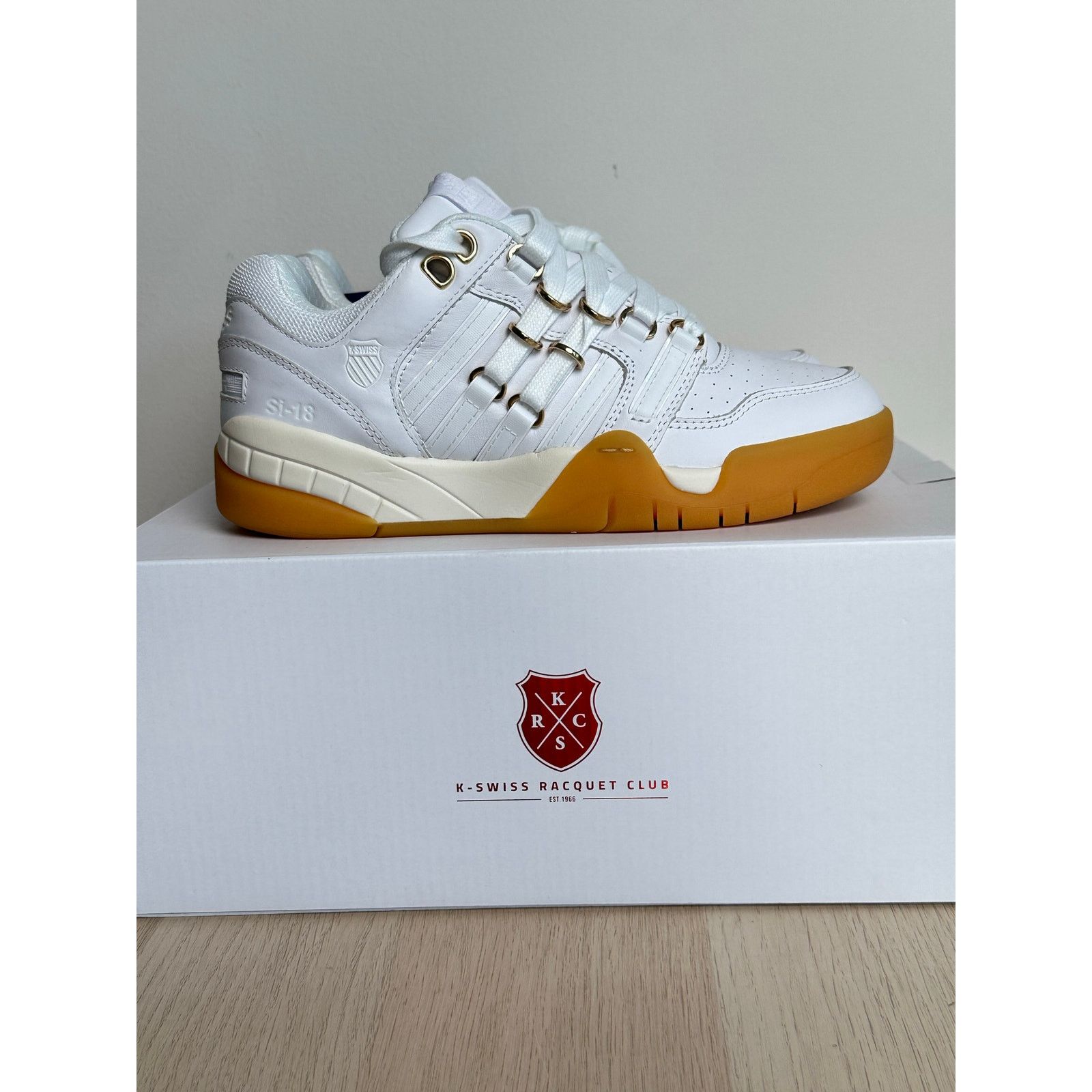 K-Swiss K-Swiss x Anwar Carrots SI-18 White Sneaker Size 5M/6.5W Size US 6.5 / IT 36.5 - 1 Thumbnail