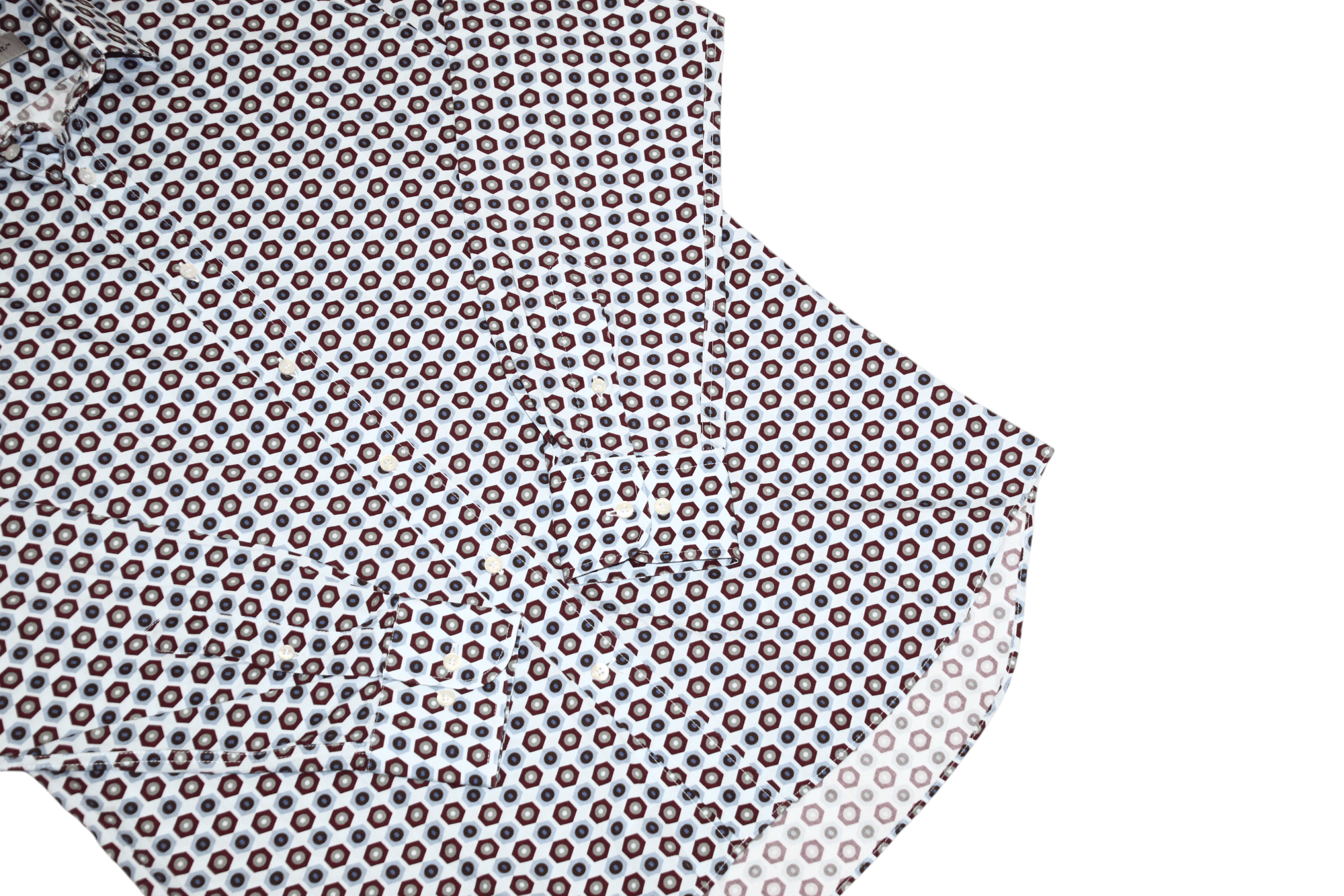 Etro Luxury Etro Milano Geometric Dot Print Cotton Shirt Size US M / EU 48-50 / 2 - 6 Thumbnail