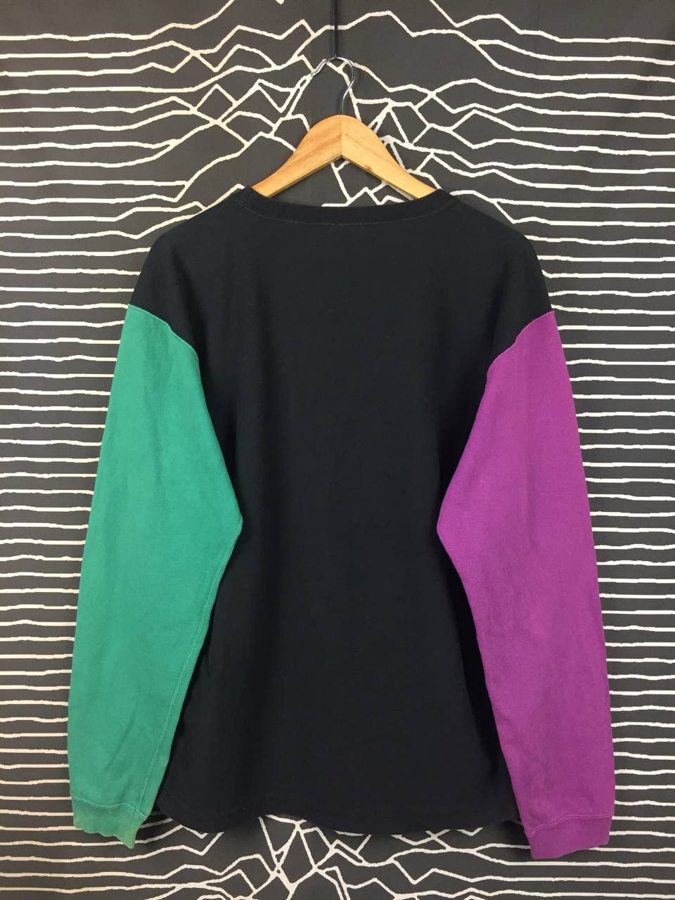 Champion Vtg Champion Reverse Weave Colorblock Long Sleeve Tee Size US XL / EU 56 / 4 - 7 Thumbnail