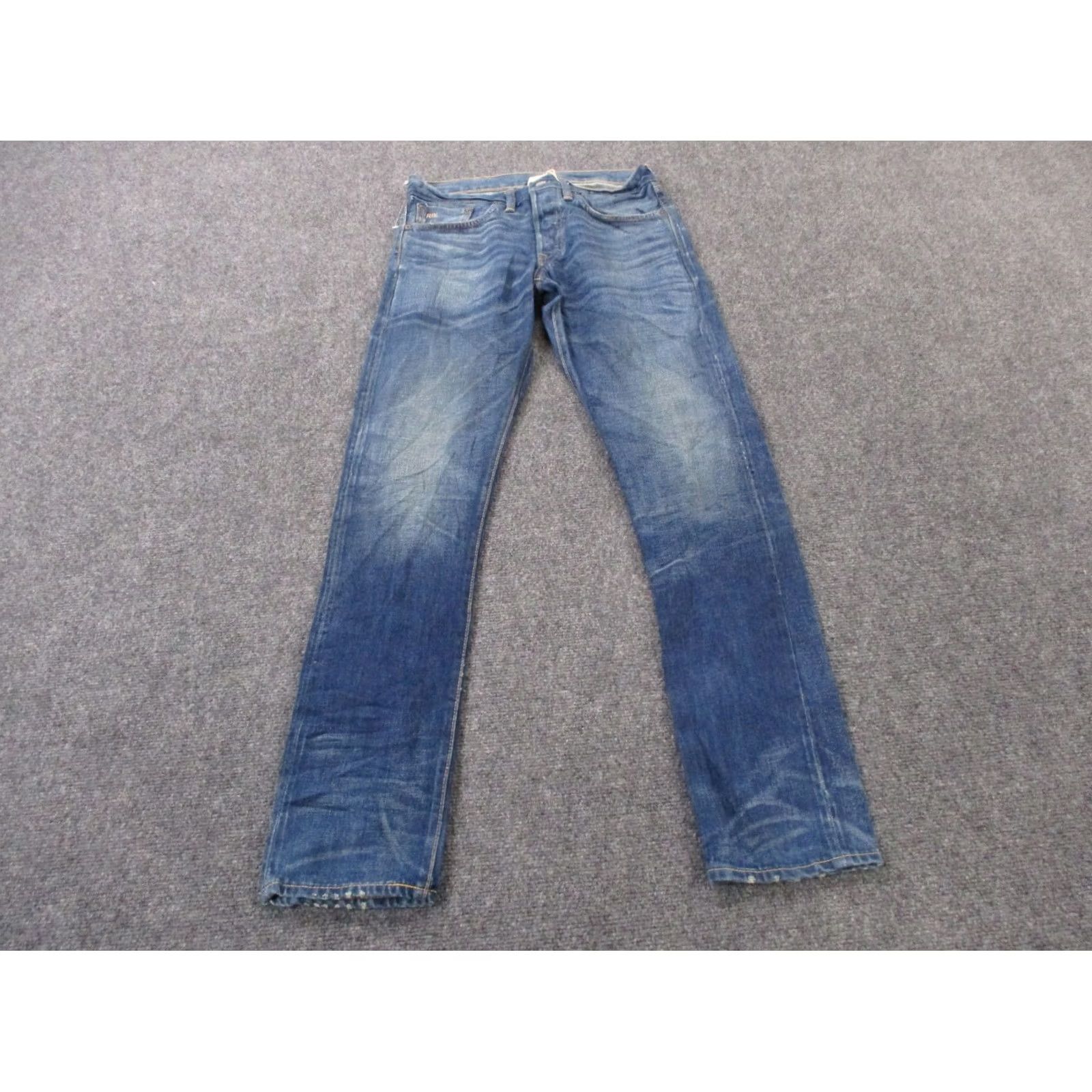 Vintage RRL Ralph Lauren Jeans Men 29 X 32 Denim Slim Straight Blue Denim Jeans Men 29 X 32, Selvedge, Regular, Button, Logo, 90s? Size US 29 - 2 Thumbnail