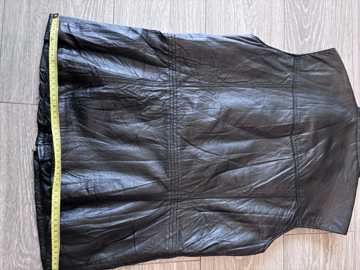 Genuine Leather × Leather × Vintage Vintage Leather Biker Jacket Size US S / EU 44-46 / 1 - 5 Thumbnail
