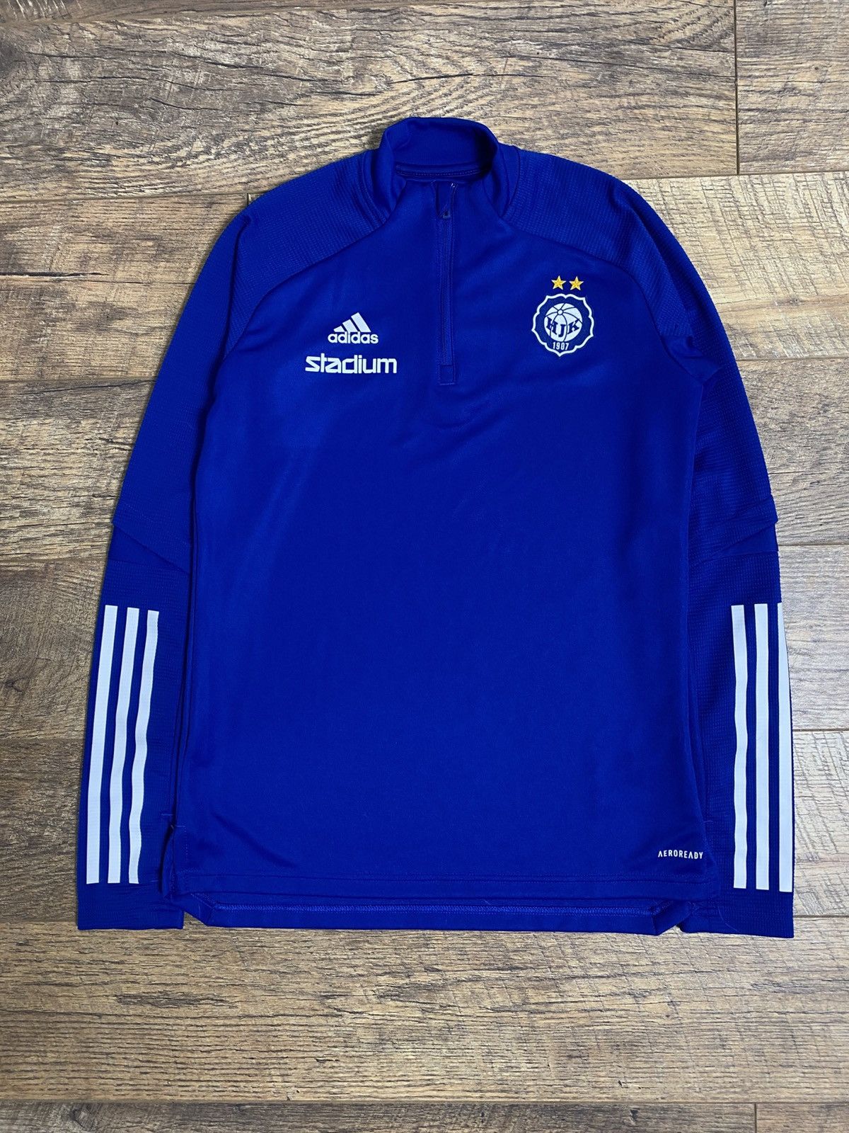 Adidas Adidas HJK Helsinki 1/4 Zip Training Top - Blue - Aeroready Size US S / EU 44-46 / 1 - 1 Thumbnail