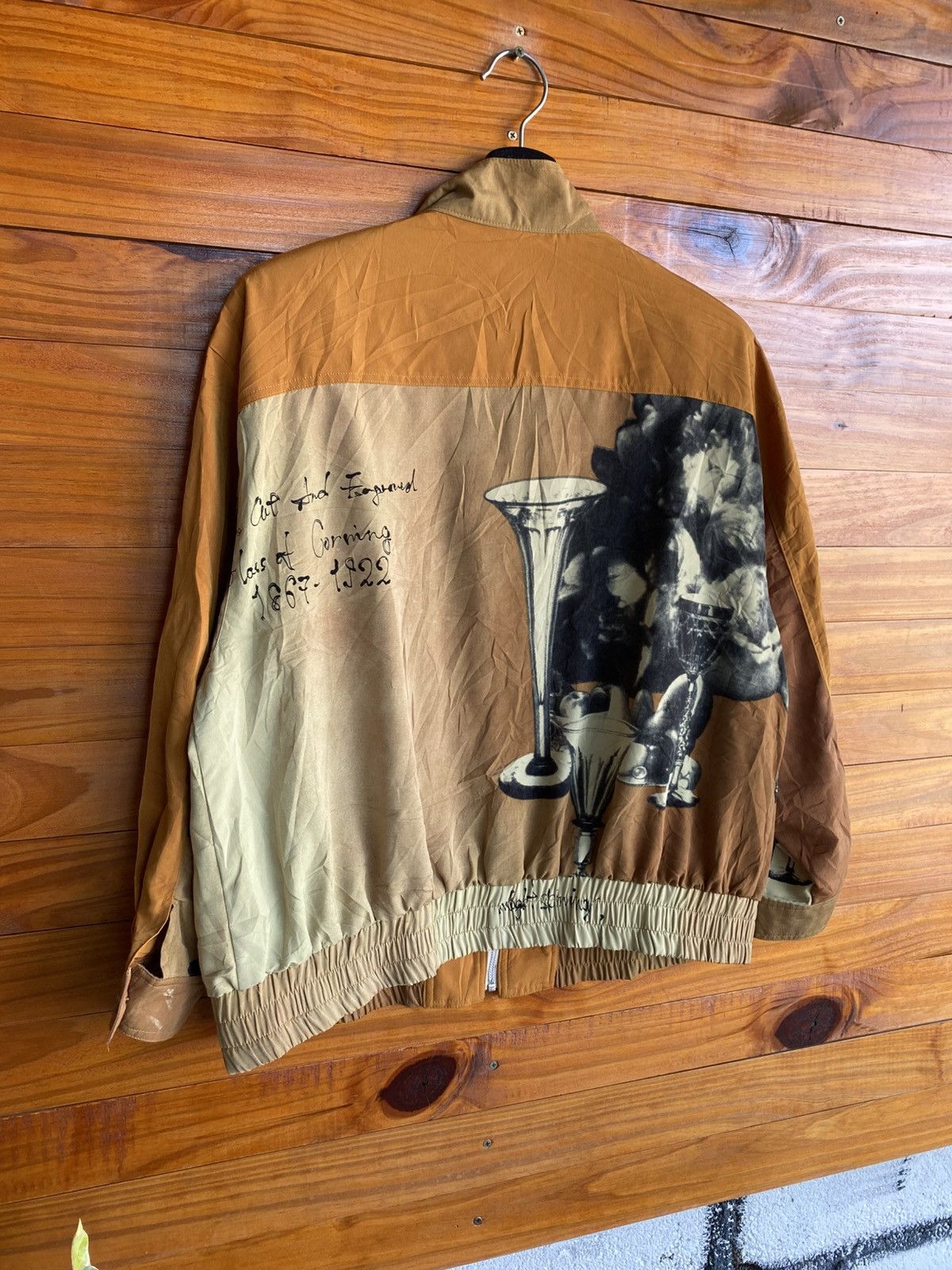 Japanese Brand Vintage Japanese Graphic Bomber Jacket Art Print Zip-Up Size L / US 10 / IT 46 - 10 Thumbnail
