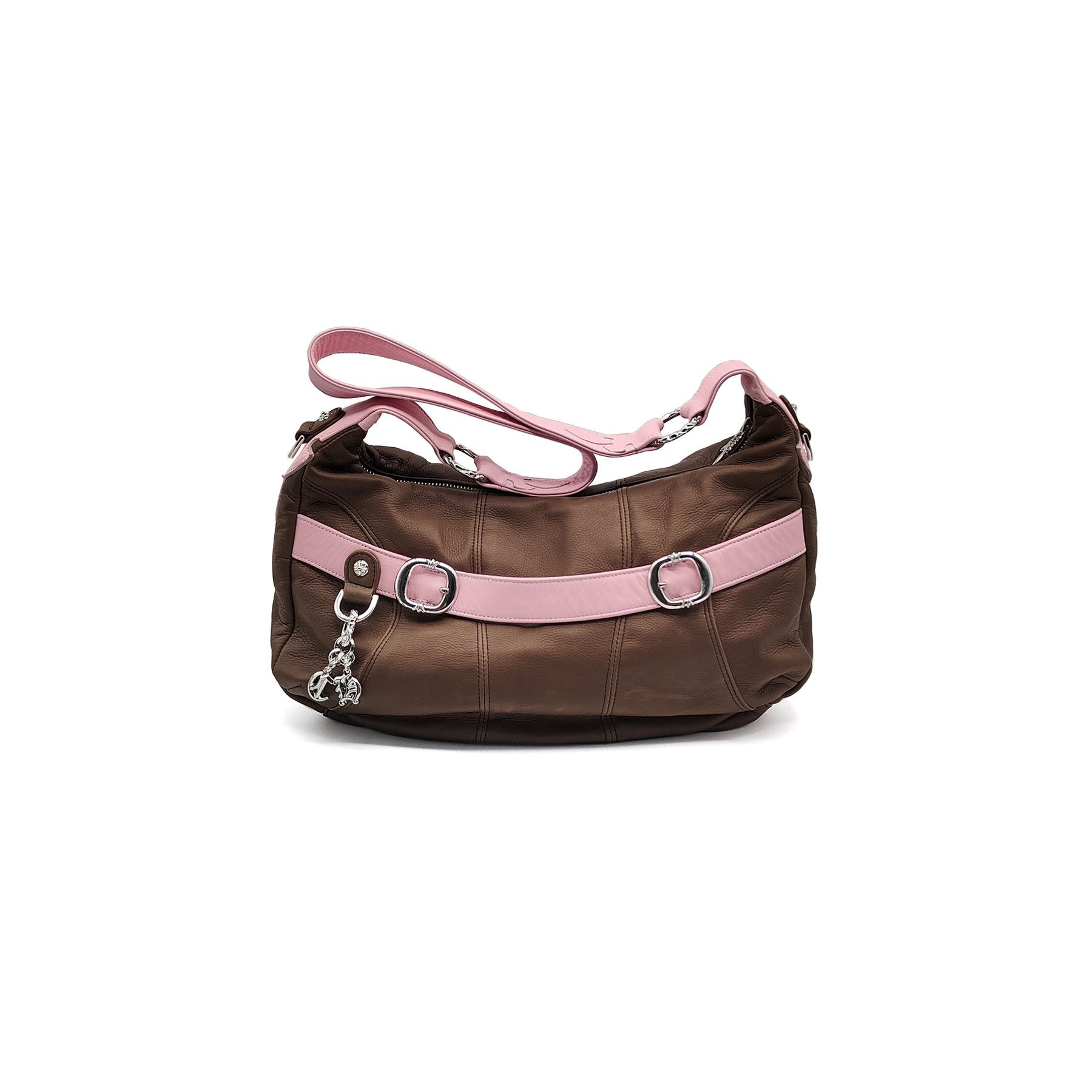 Chrome Hearts Chrome Hearts Brown&Pink Leather Casper Shoulder Bag Size ONE SIZE - 1 Thumbnail