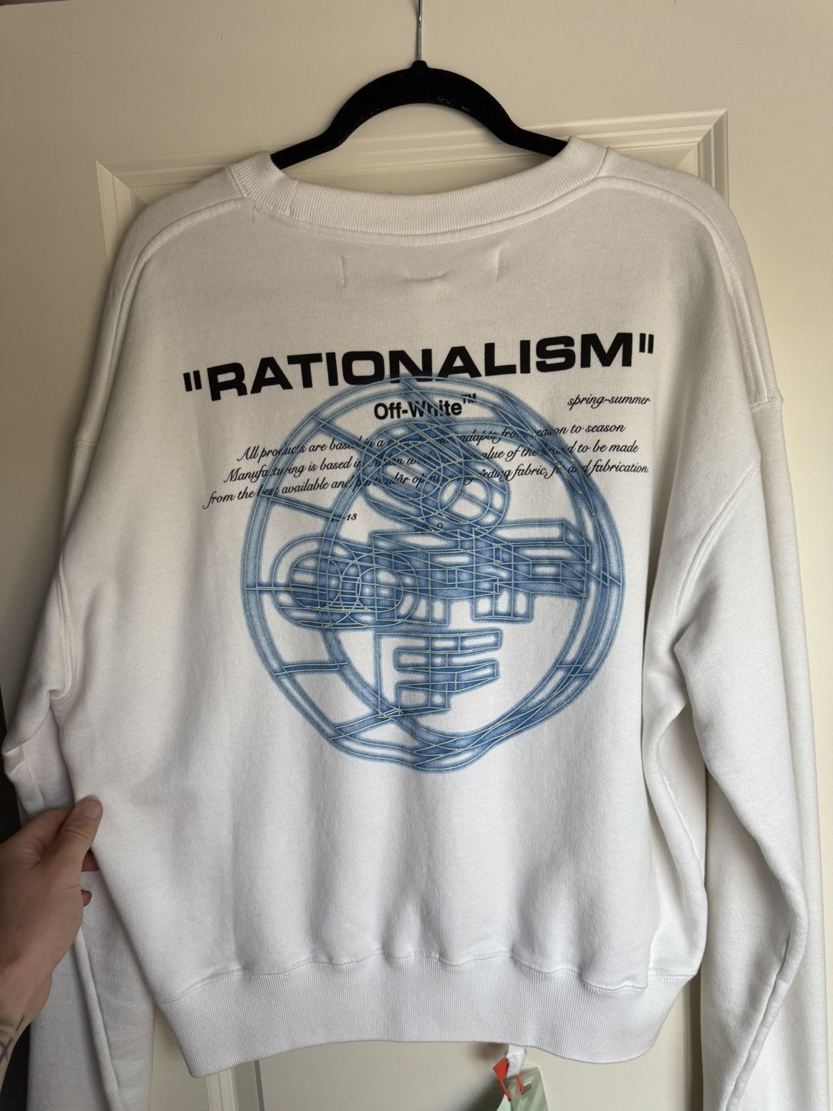 Off-White Off-White Rationalism Sweatshirt Size US S / EU 44-46 / 1 - 2 Thumbnail