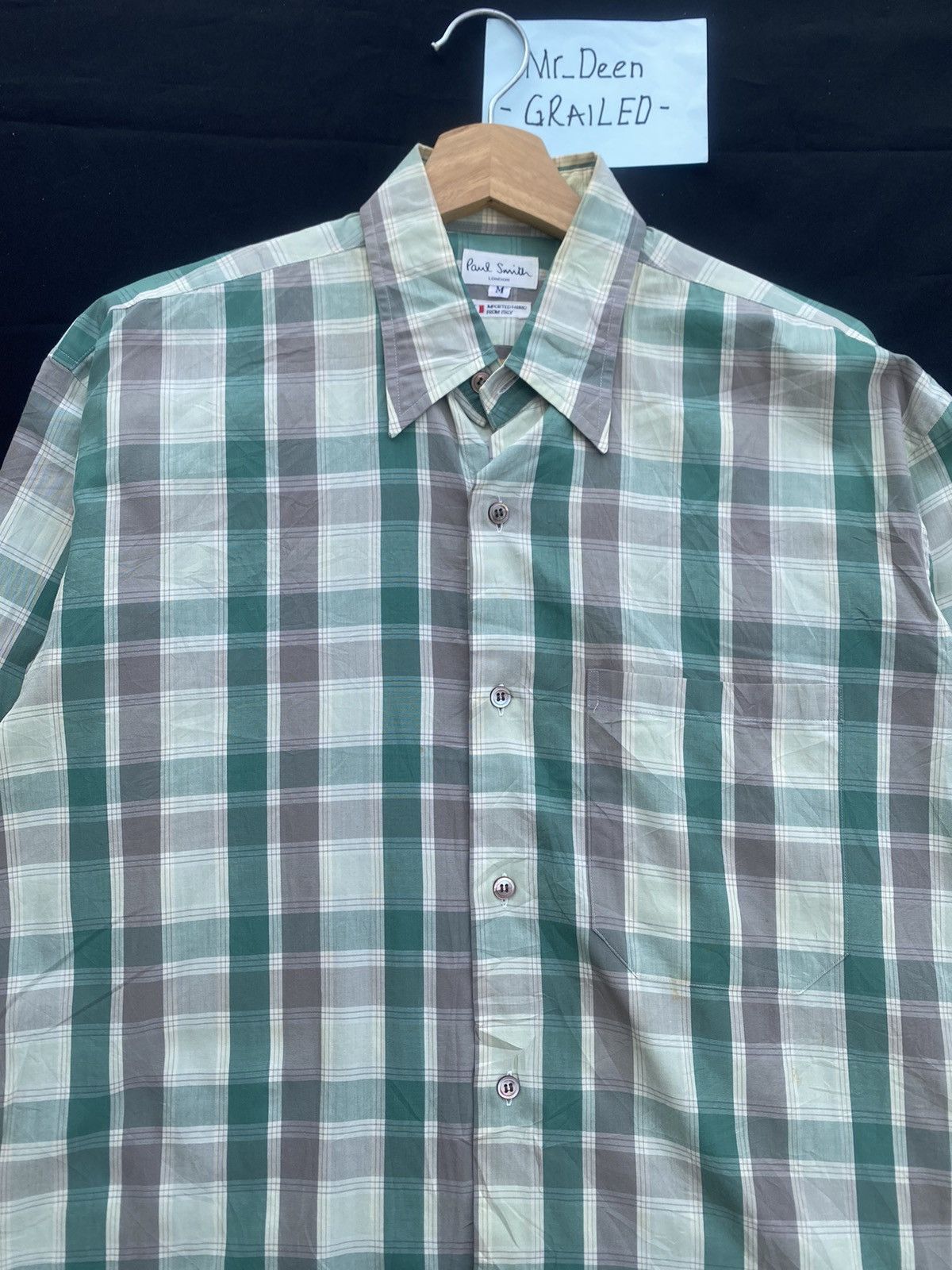 Paul Smith Rare Vintage Paul Smith Checkered Buttons Up Shirt Size US M / EU 48-50 / 2 - 6 Thumbnail
