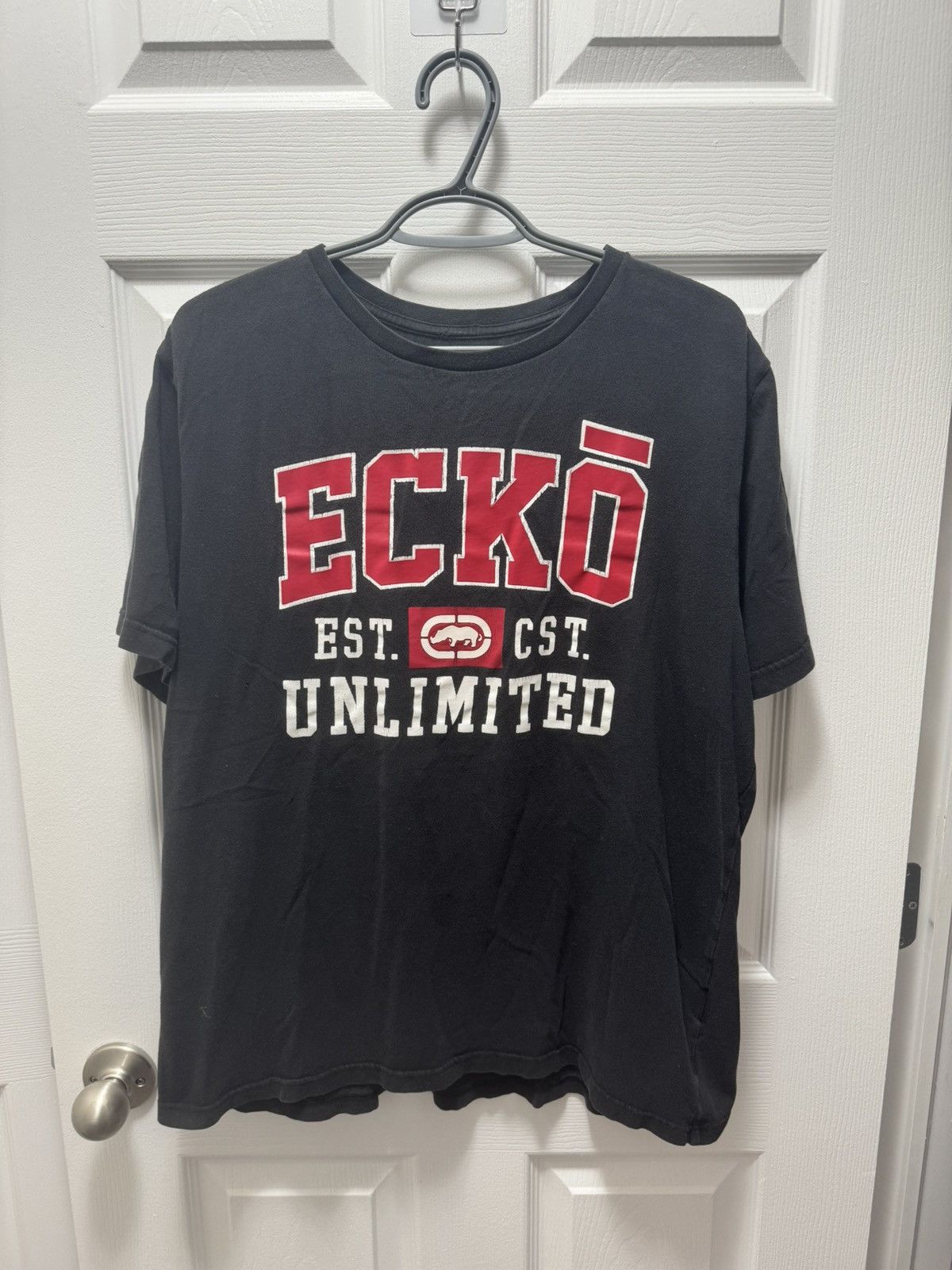 Ecko Unltd. × Vintage Ecko Black Vintage Red Logo Text Unlimited Skate Loser Size US L / EU 52-54 / 3 - 1 Thumbnail