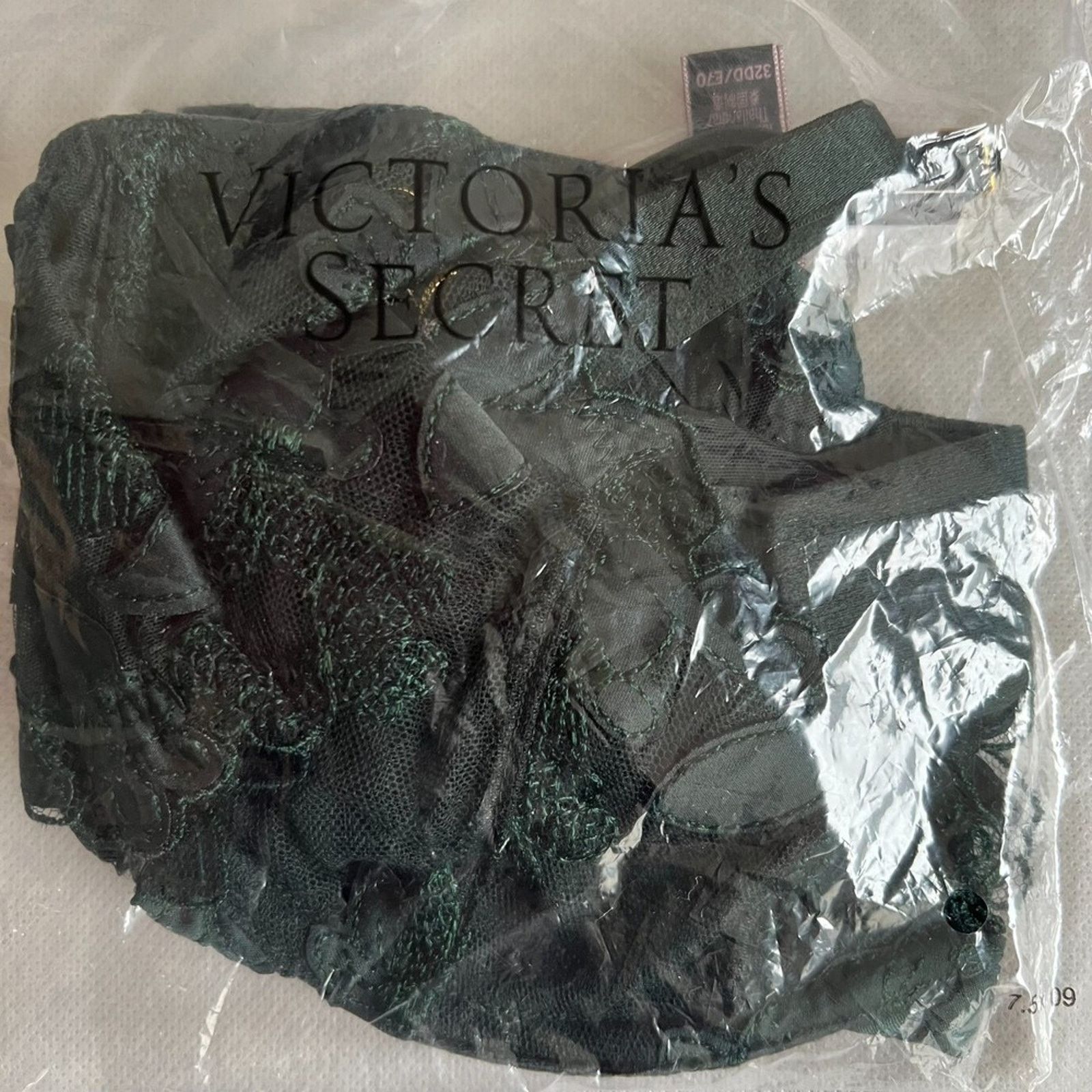 Victoria's Secret Victoria's Secret Very Sexy Sheer Mesh Embroidered Bra, 32DD Size ONE SIZE - 9 Thumbnail