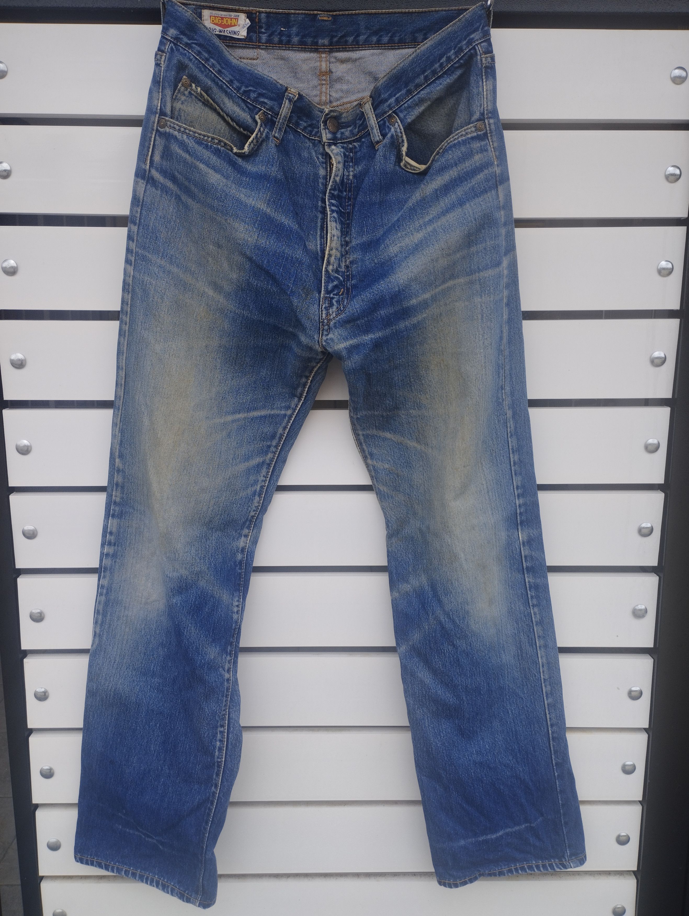 Le Grande Bleu (L.G.B.) × Vintage Big -john vintage Distressed Size US 34 / EU 50 - 1 Thumbnail
