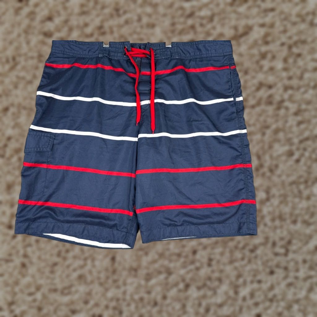 Old Navy Old Navy Swim Trunks Mens XL Blue Stripe Board Shorts Beach Surf 39x10 Size US 36 / EU 52 - 1 Thumbnail