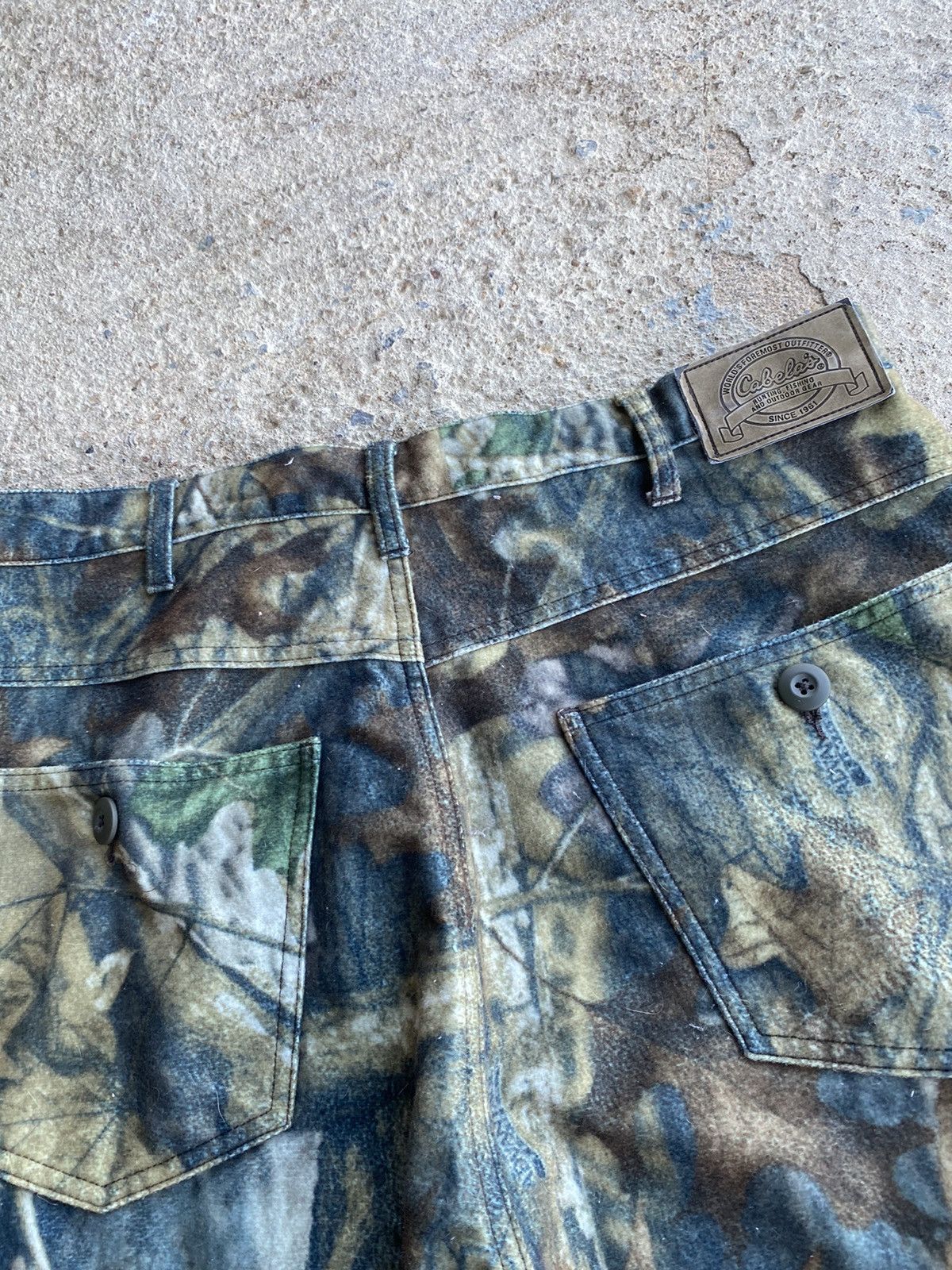 Vintage Vintage Y2K Cabelas Realtree Style Camo Cargo Soft Pants Size US 36 / EU 52 - 4 Thumbnail