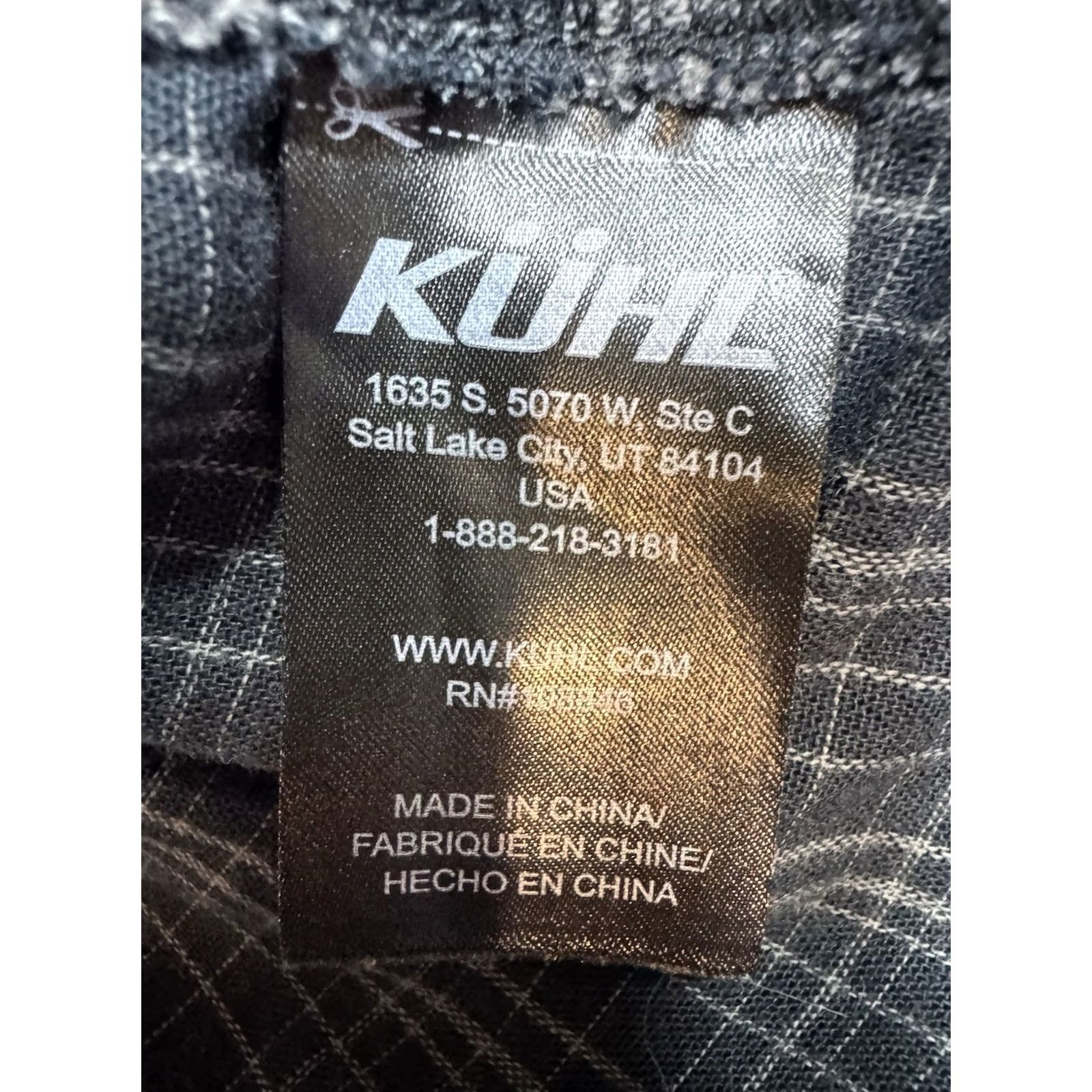 Vintage KUHL Shirt Plaid Flannel Blue Outdoors Casual Window Pane Check Mens XL Size US XL / EU 56 / 4 - 7 Thumbnail