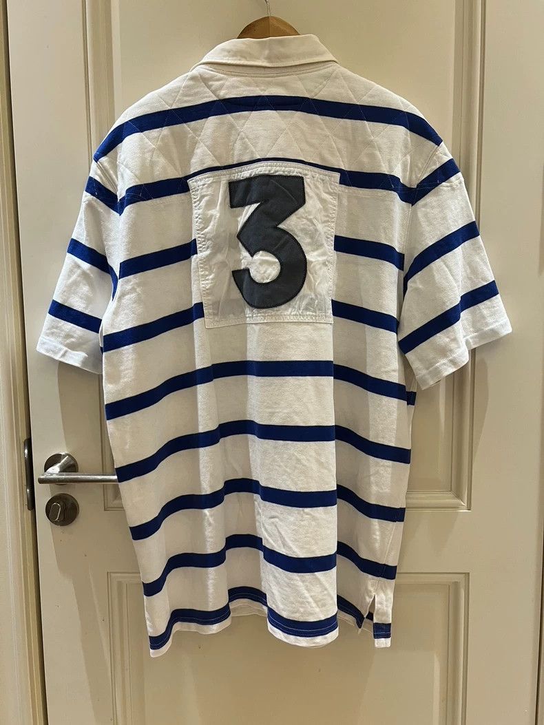 RRL Ralph Lauren Polo Ralph Lauren Striped Short Sleeve Polo-2508 Size US XXL / EU 58 / 5 - 2 Thumbnail