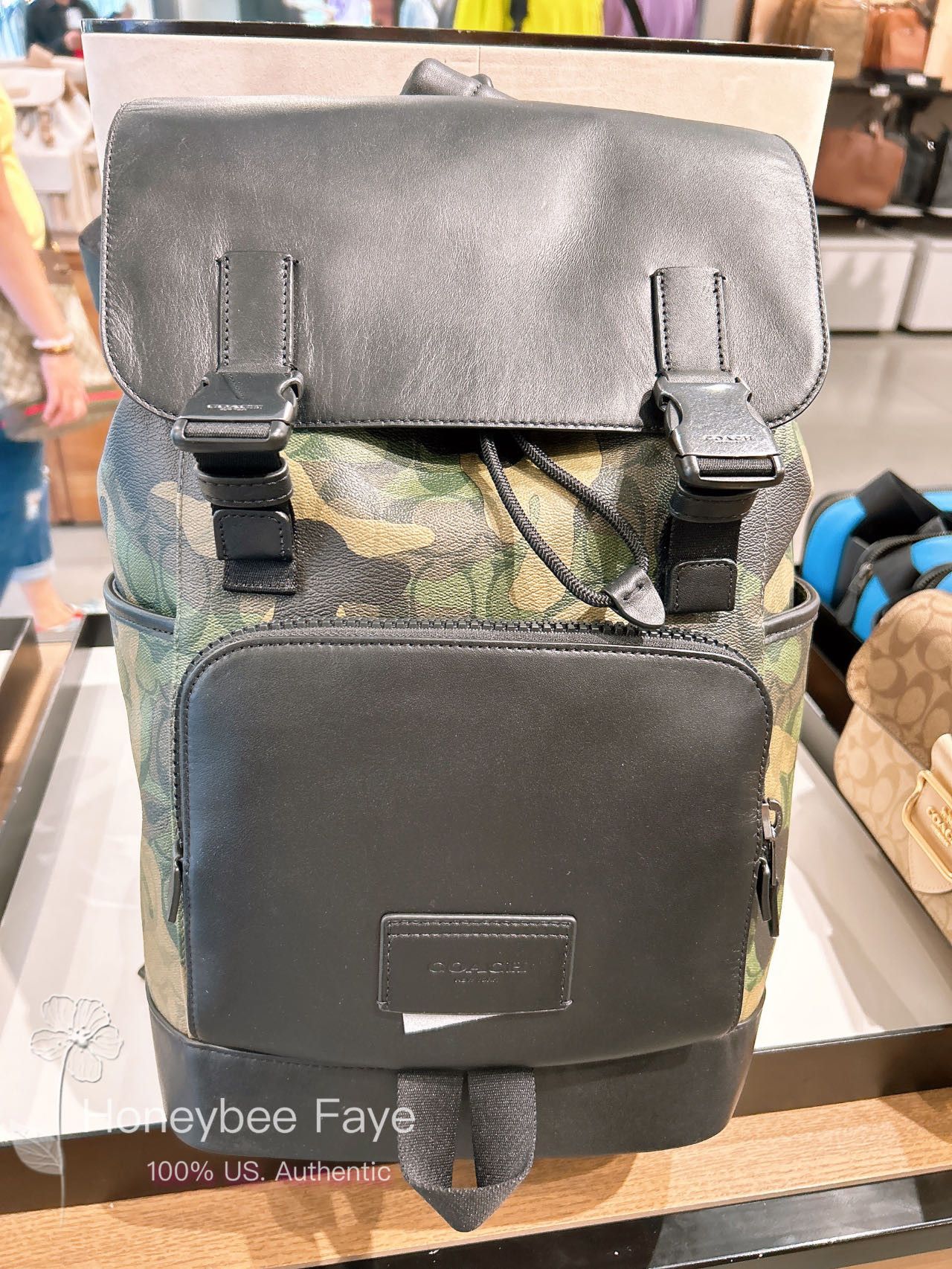 Coach Track Backpack In Signature Canvas With Camo Print CL943 | Grailed