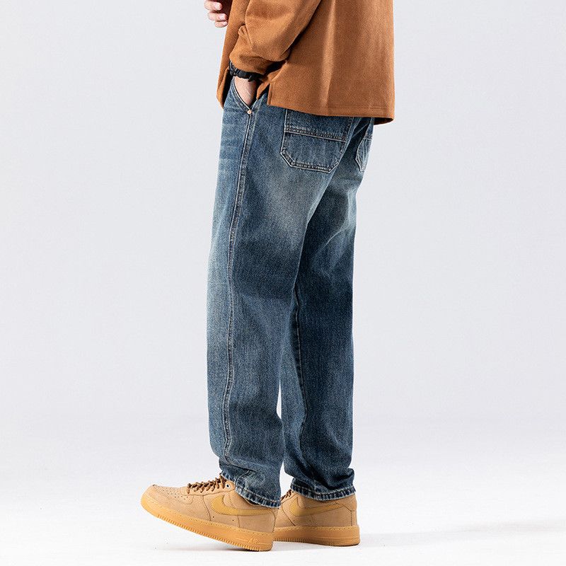 Japanese Brand × Jean Retro loose high street wide leg jeans Size US 32 / EU 48 - 2 Thumbnail