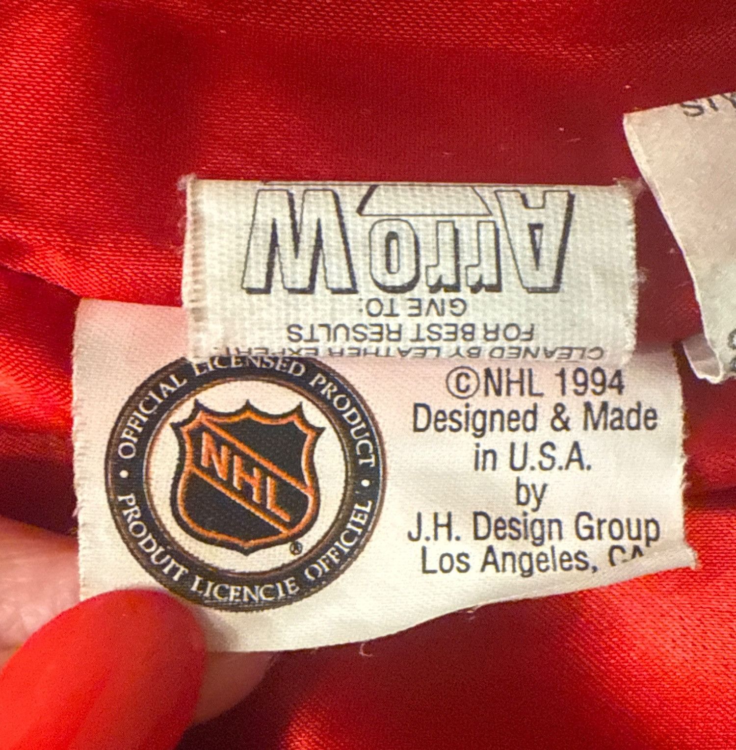 Jeff Hamilton 1994 NHL Rangers Stanley Cup Champions Jacket XL Jeff Hamilt Size US XL / EU 56 / 4 - 6 Thumbnail