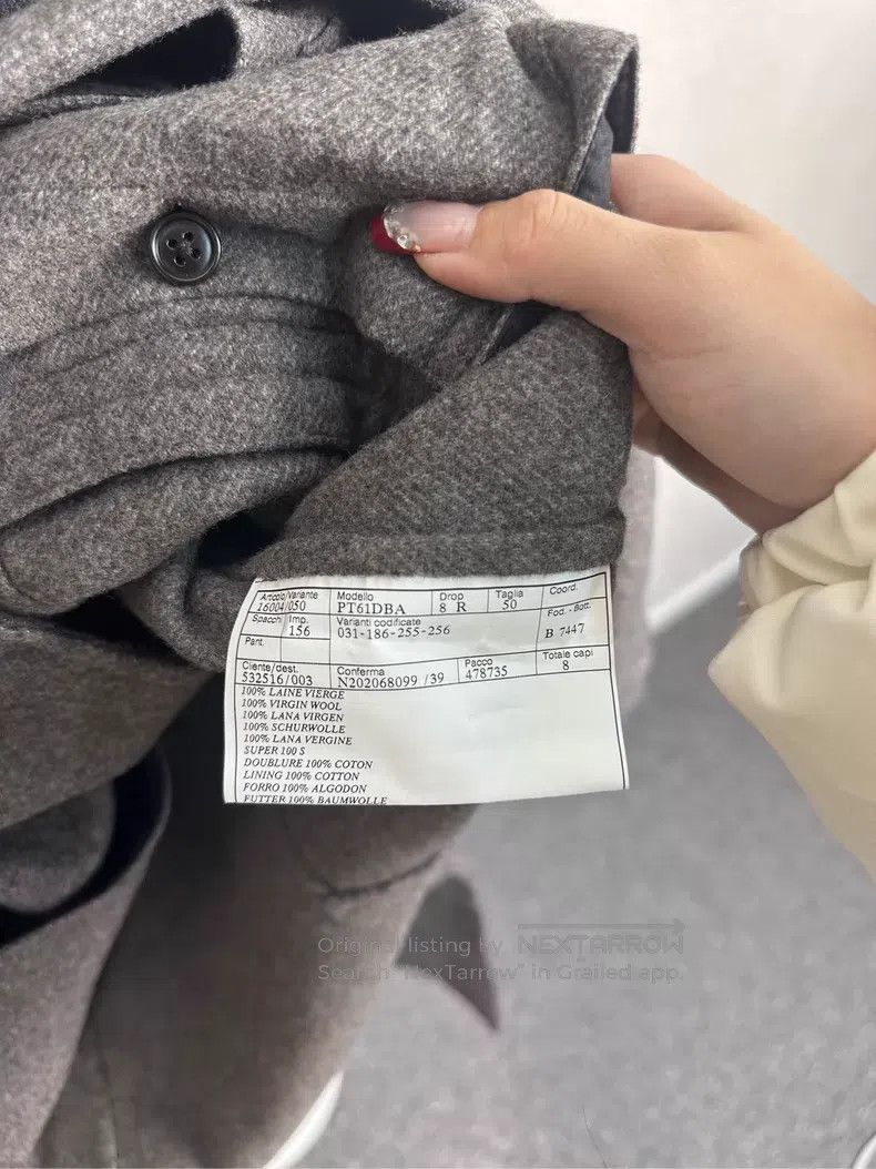 Hermes Hermes Gray Long Wool Coat Size US M / EU 48-50 / 2 - 3 Thumbnail