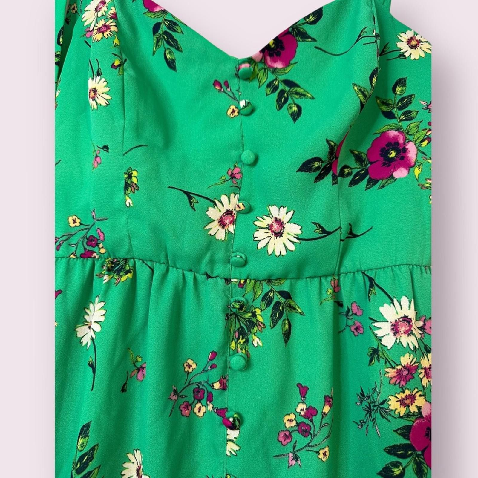 Designer City Studio Floral Print Dress Size S / US 4 / IT 40 - 4 Thumbnail