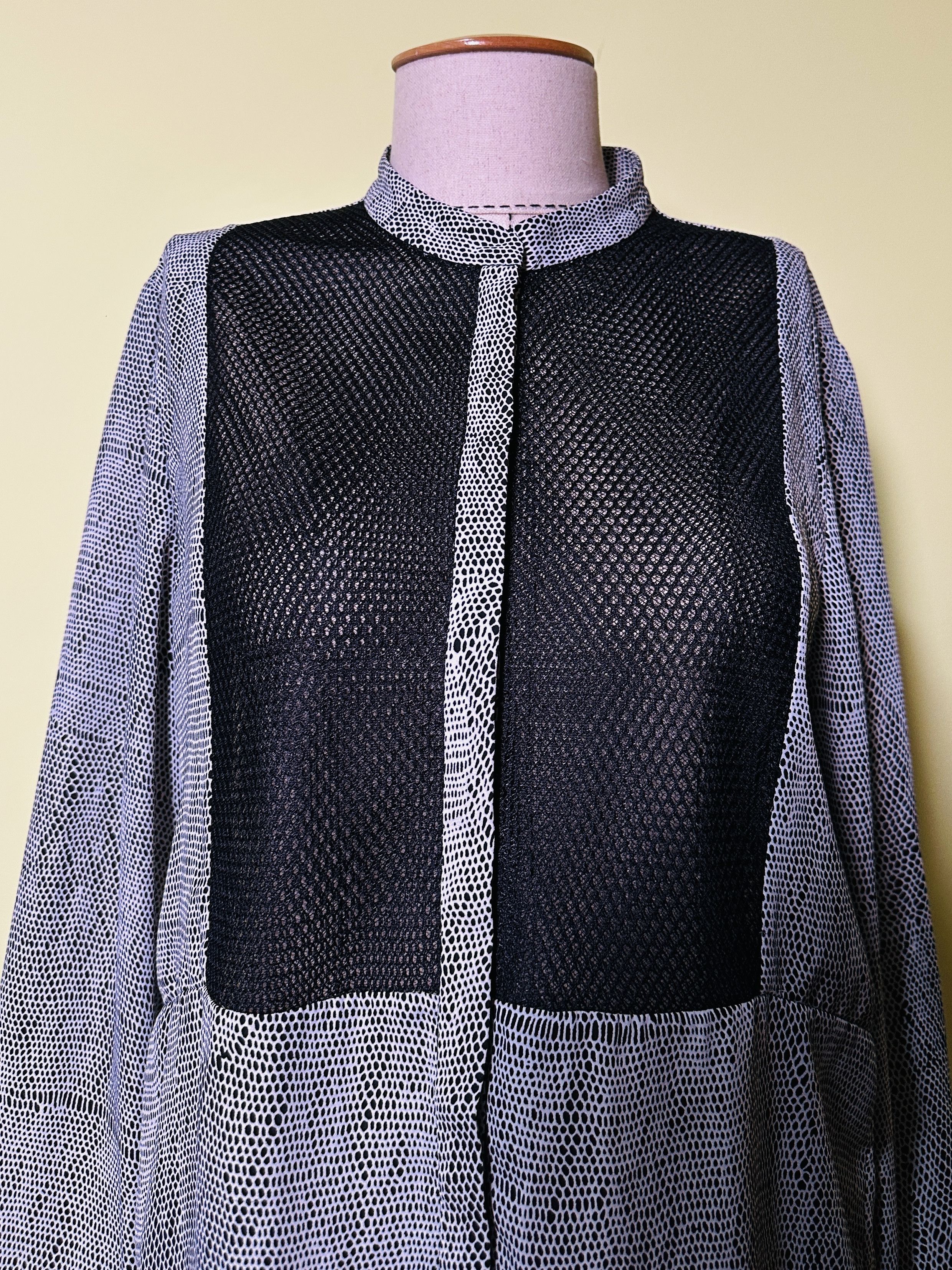 The Kooples Top Shirt Mesh Bleck/White Size L / US 10 / IT 46 - 2 Thumbnail