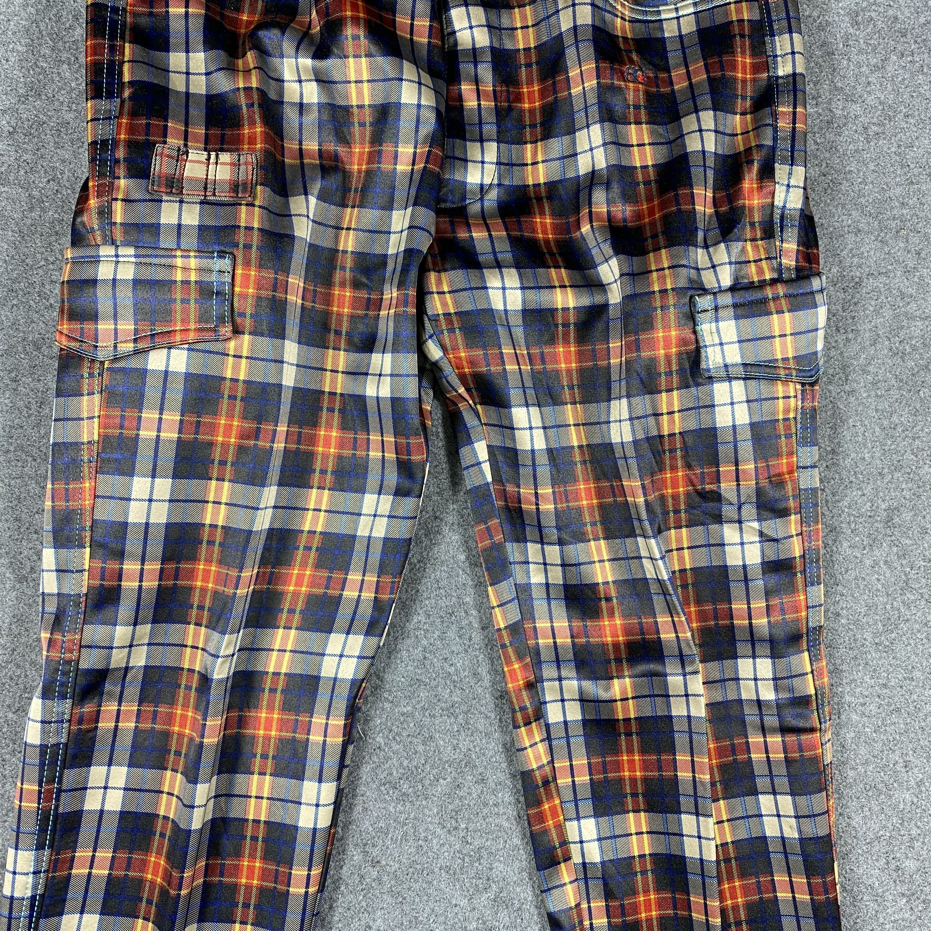 Japanese Brand Japanese Brand Blue Crash Multipocket Tactical Cargo Pants Size US 32 / EU 48 - 4 Thumbnail