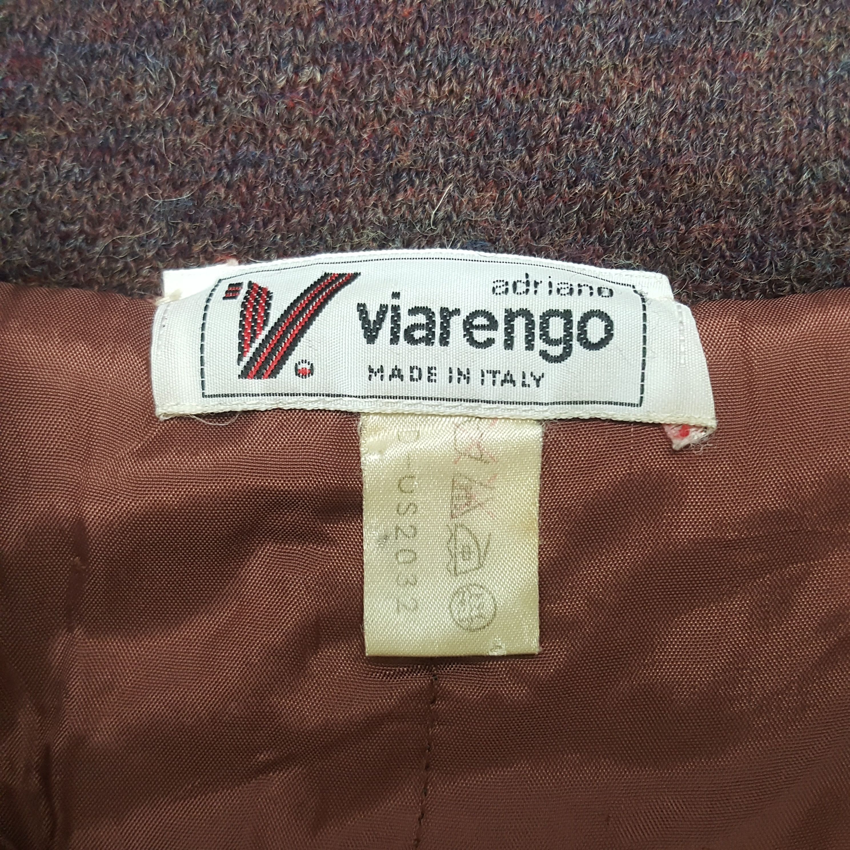Gypsy × Vintage Vintage Adriano Viarengo Italian Brand Wool Winter Jacket Size US XL / EU 56 / 4 - 5 Thumbnail