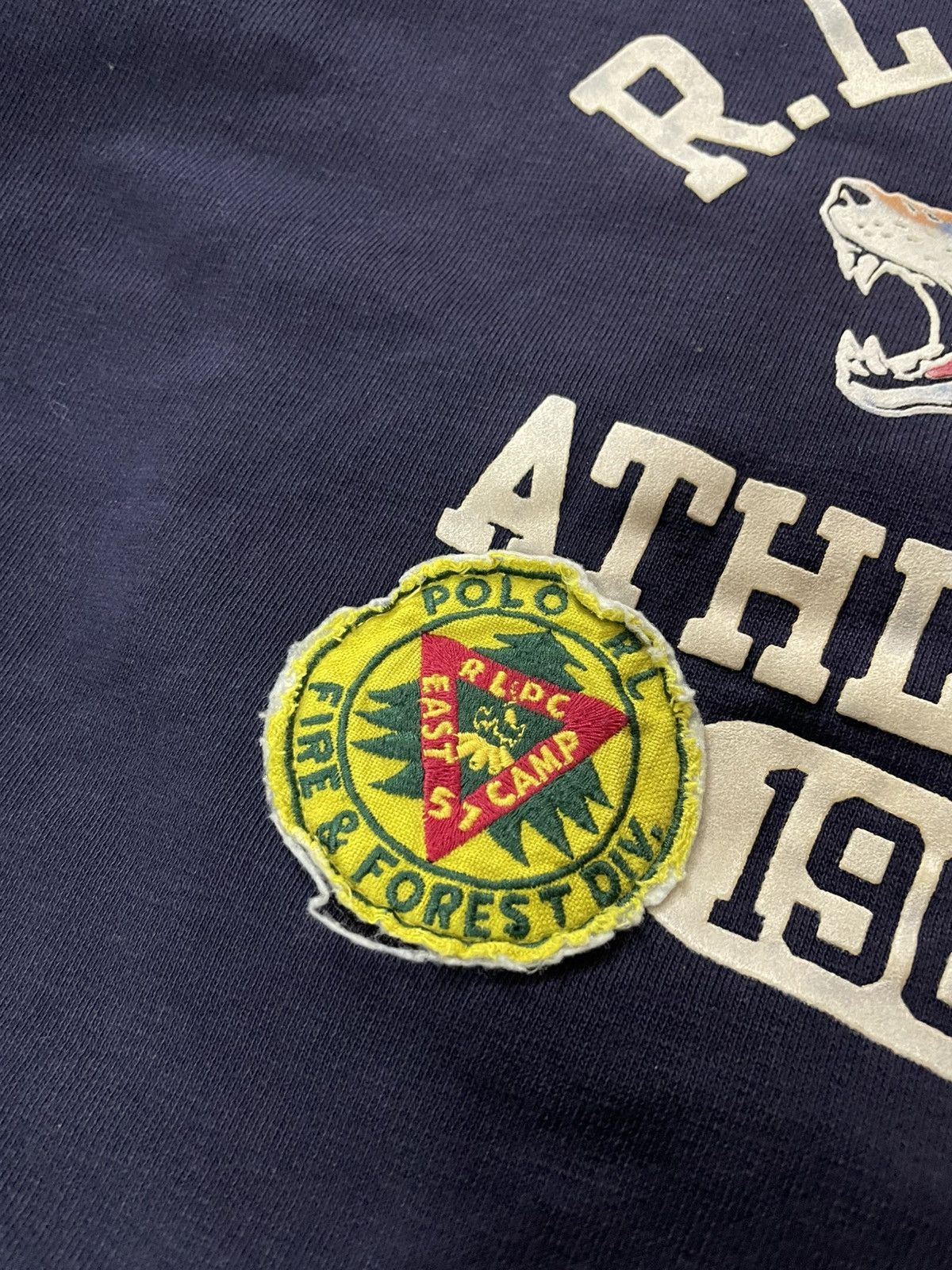 Polo Ralph Lauren Vintage Rare Polo Ralph Lauren Wolves Navi Sweatshirt Size US XL / EU 56 / 4 - 6 Thumbnail