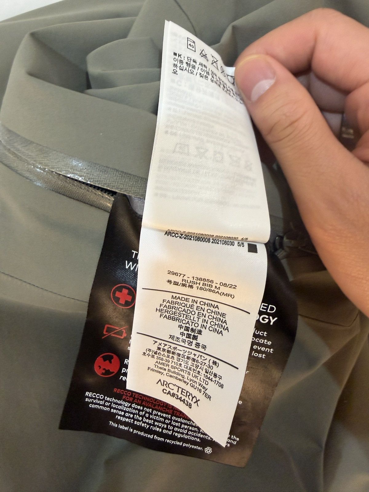 Arc'teryx Arcteryx Rush Bib Size US 32 / EU 48 - 10 Thumbnail