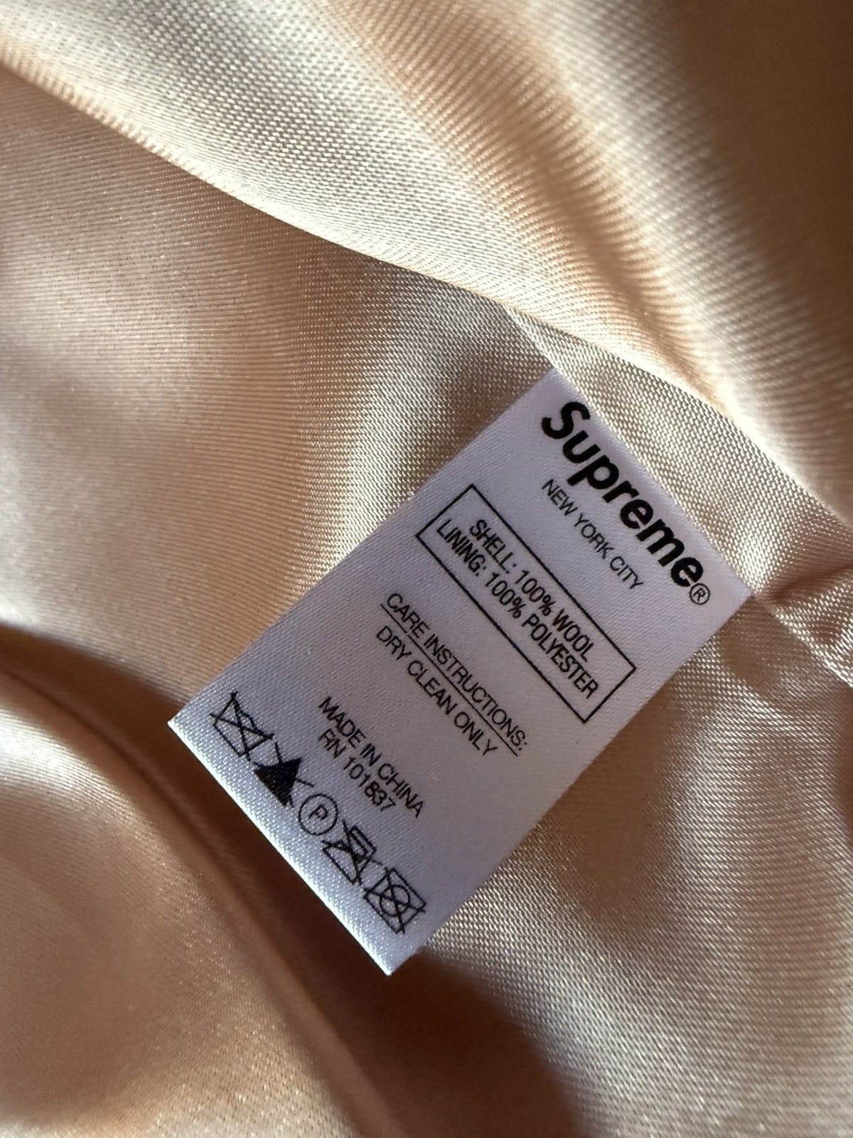 Supreme Supreme Jamie Reid “It’s All Bollocks” Varsity Jacket Size US S / EU 44-46 / 1 - 5 Thumbnail