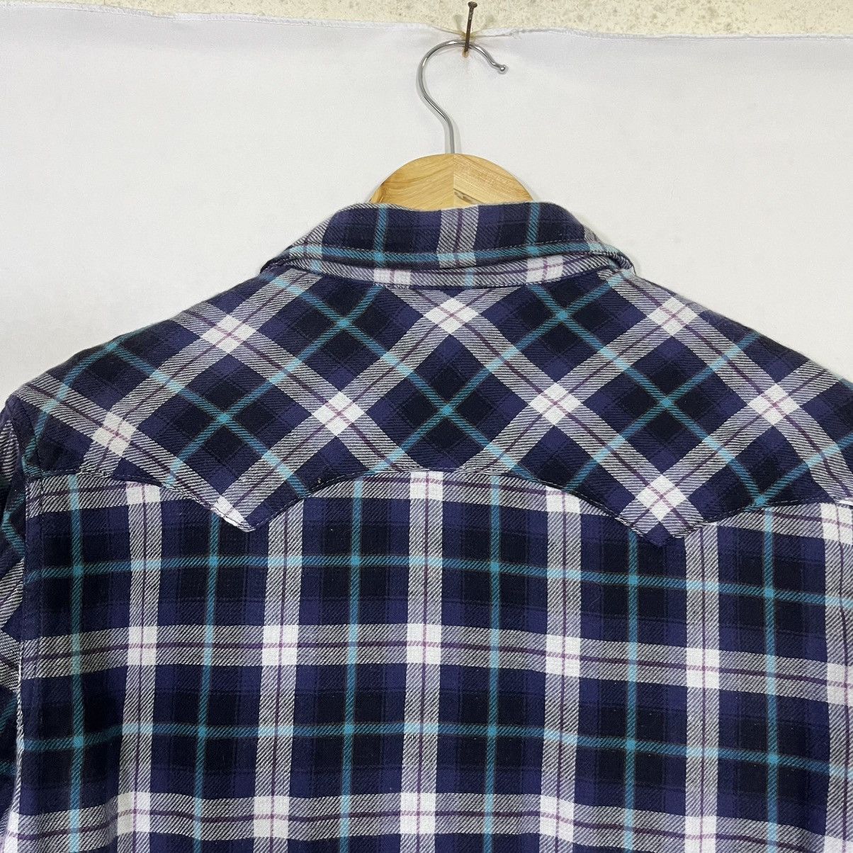 Lee VINTAGE LEE SPORTSWEAR PLAID FLANNEL WESTERN BUTTON UP SHIRT Size US M / EU 48-50 / 2 - 7 Thumbnail