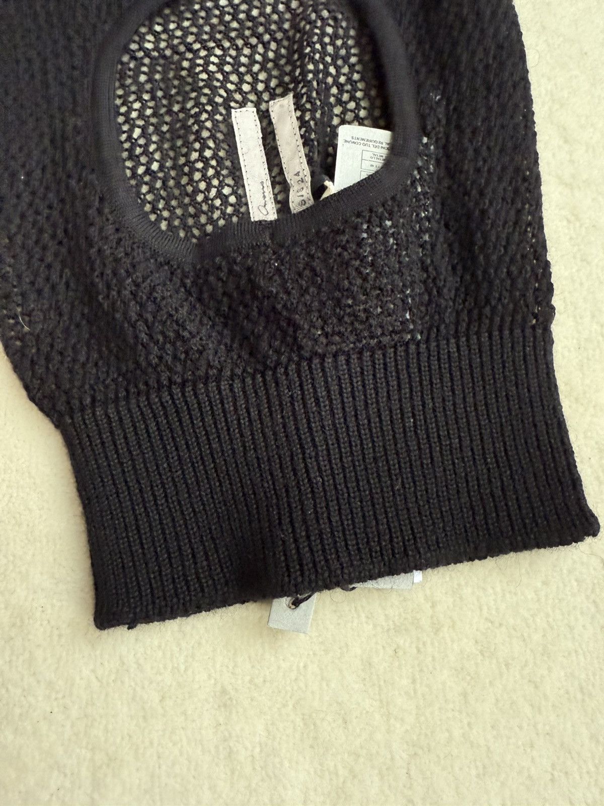 Rick Owens SS24 Rick Owens Lido balaclava grail skull hat Size ONE SIZE - 13 Thumbnail
