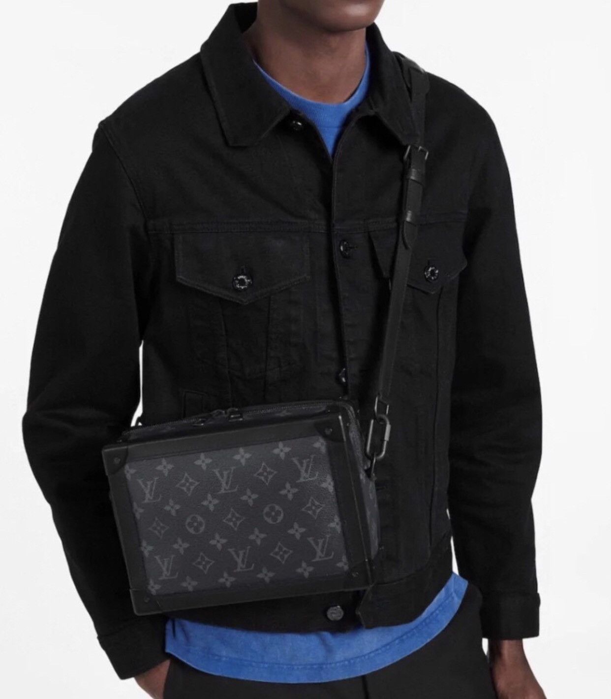 Louis Vuitton Louis Vuitton Black floral jacket with dark patterns jacket Size US XL / EU 56 / 4 - 3 Thumbnail