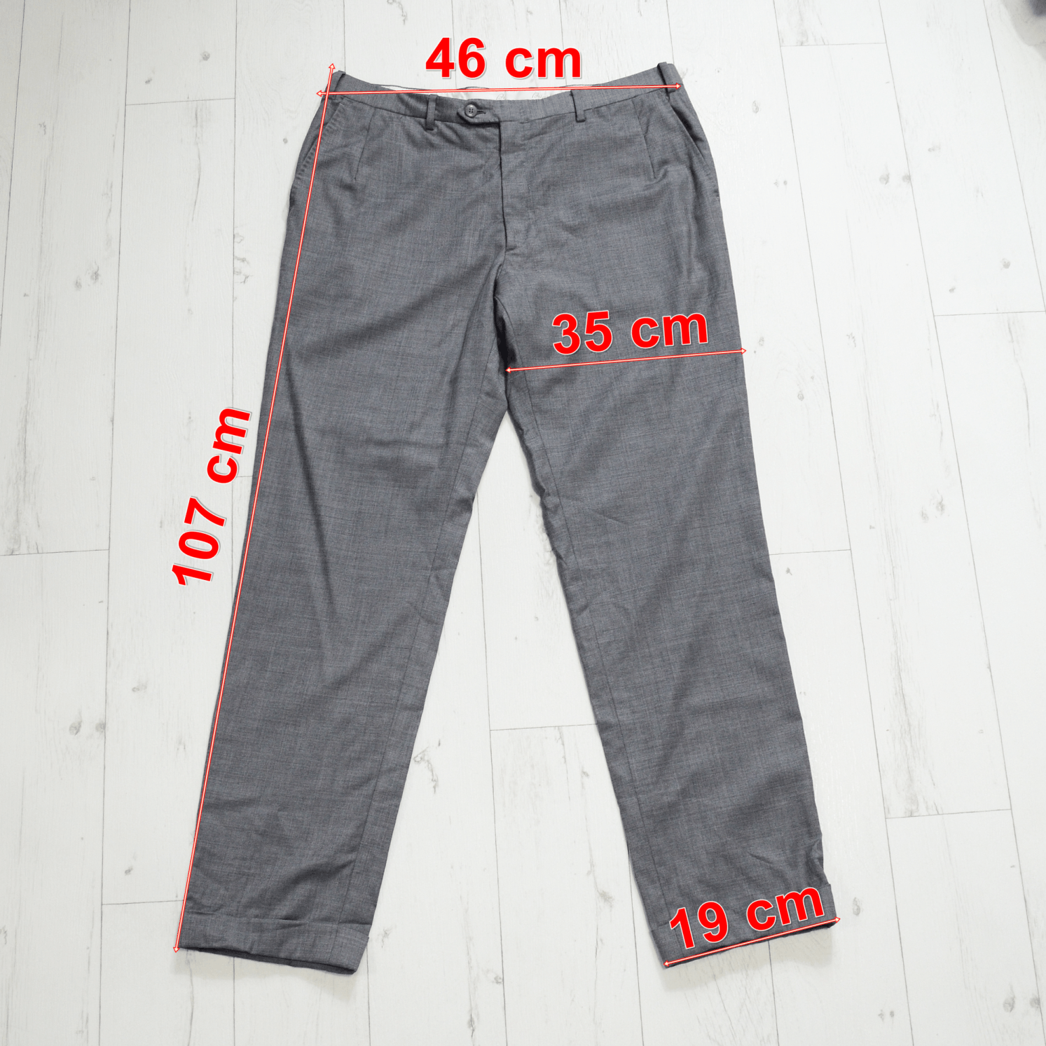 Brioni Brioni Cannes Pants Mens size 54R Wool Flat Front Trouser Size US 34 / EU 50 - 2 Thumbnail