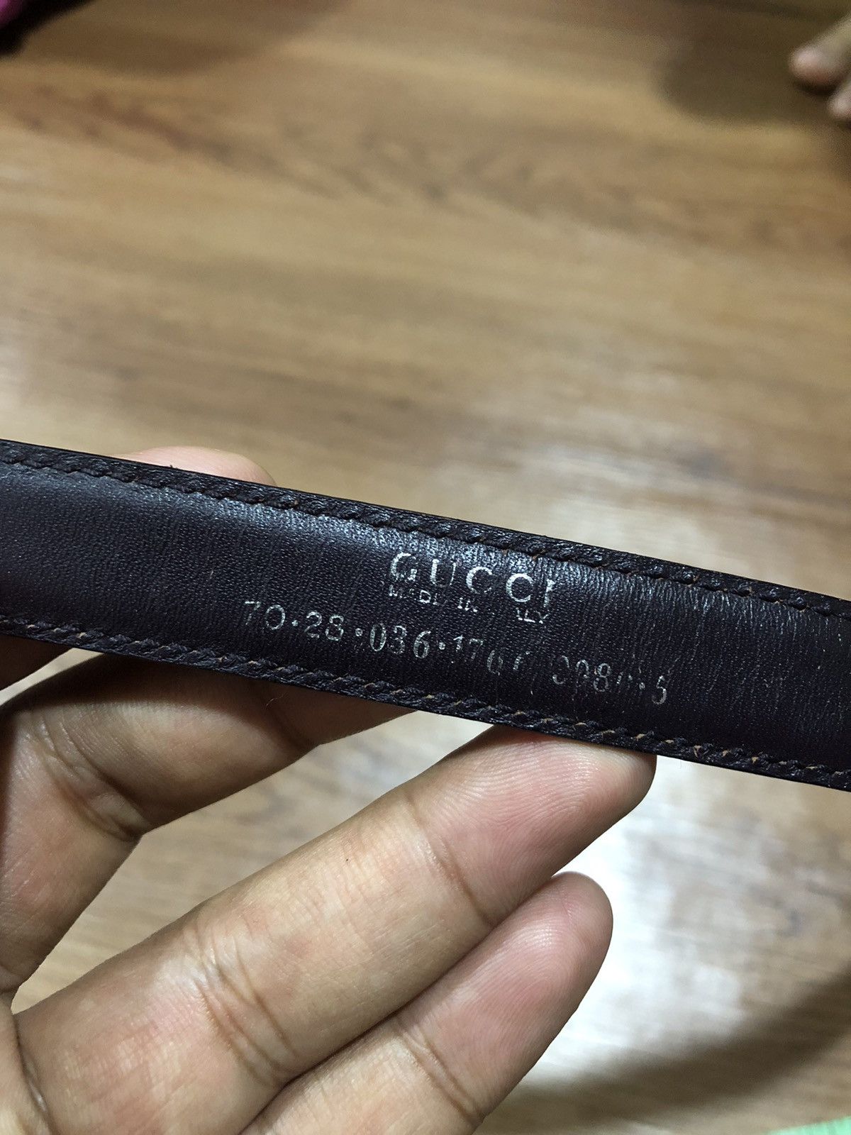 Gucci Vintage Gucci GG Buckle Belt Size ONE SIZE - 5 Thumbnail
