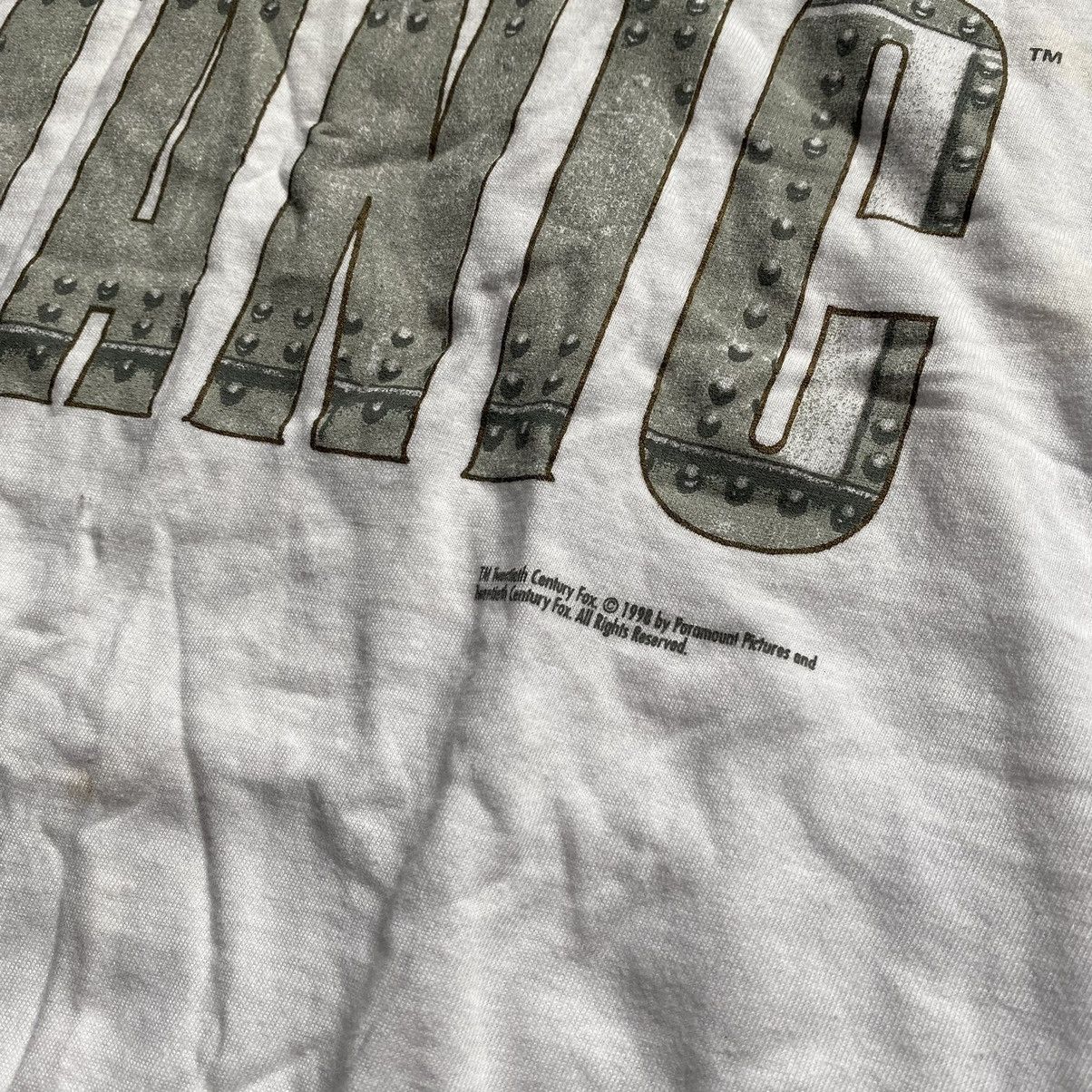 Vintage VINTAGE TITANIC MOVIE JAMES CAMERON 1998 T SHIRT Size US XL / EU 56 / 4 - 4 Thumbnail