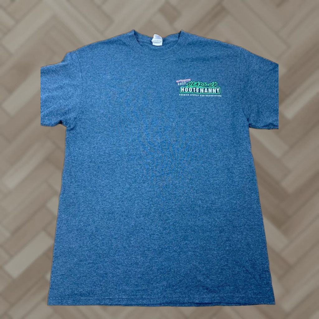 Gildan Gildan Ultra Cotton Mens T-Shirt 2017 Heads-Up Hootenanny Graphic Blue Crew Neck Short Sleeve Medium Size US M / EU 48-50 / 2 - 1 Thumbnail