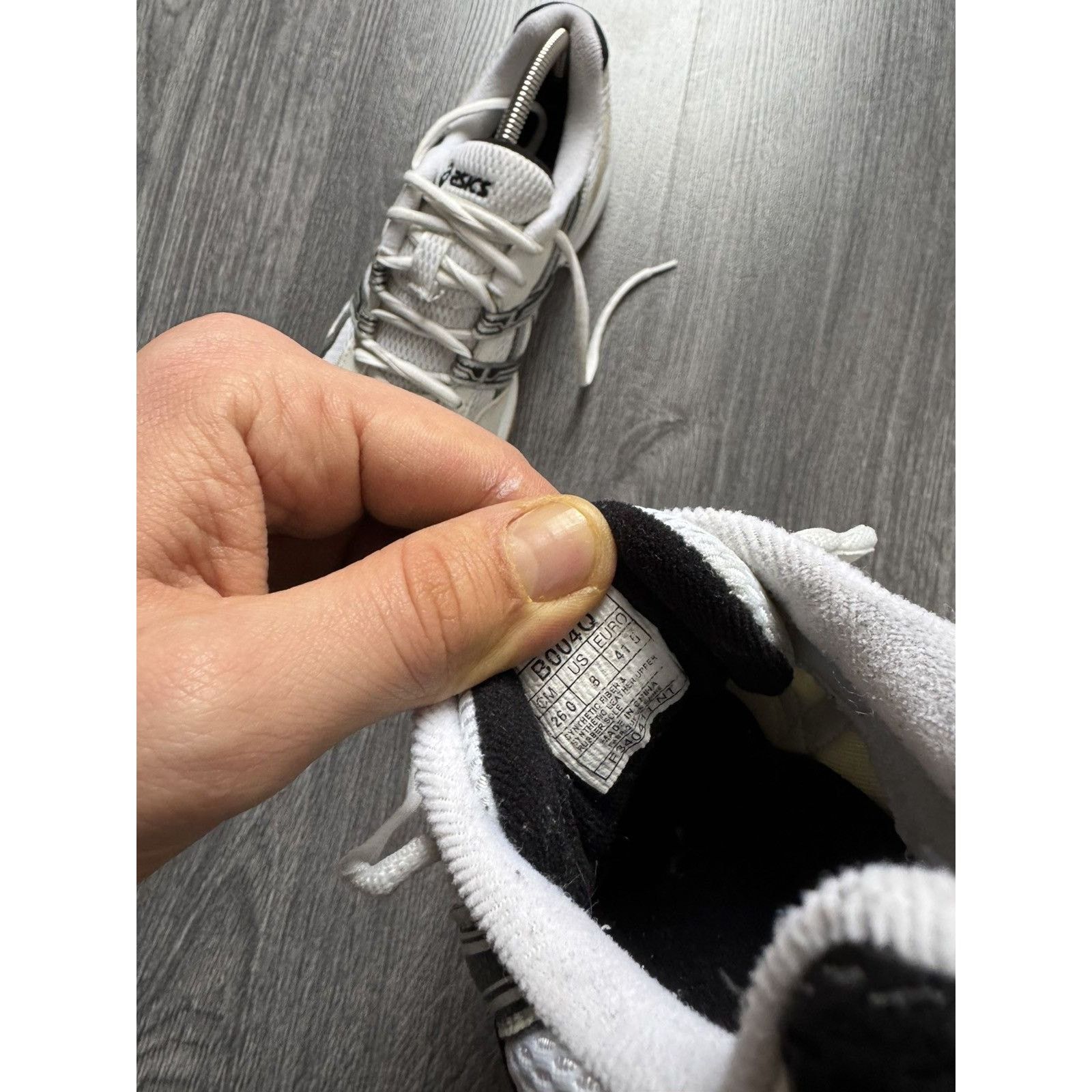 Asics × Japanese Brand × Vintage Y2K Asics Gel Seigyo White Vintage Sneaker Size US 8 / EU 41 - 9 Thumbnail