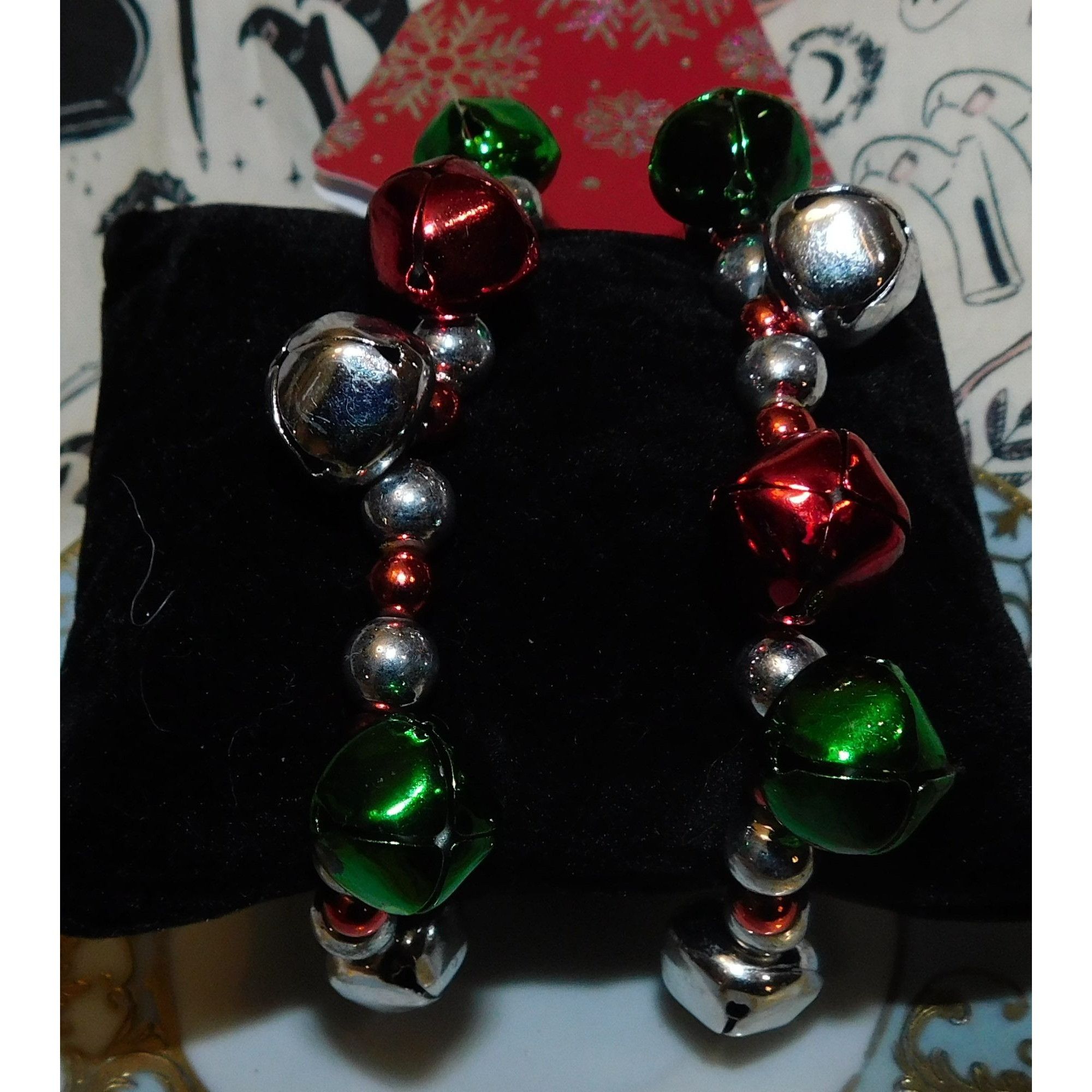 Other Holiday Jingle Bell Stretch Bracelets (Set of 2) Size ONE SIZE - 2 Thumbnail