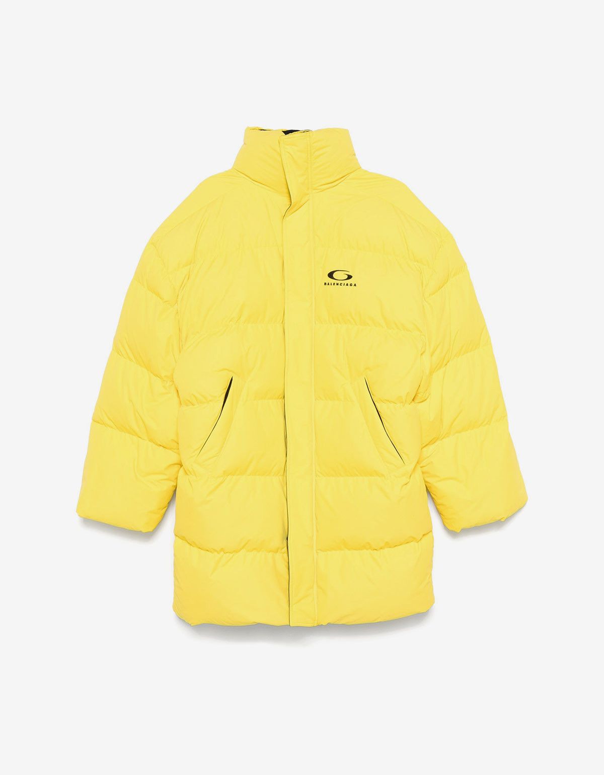 Balenciaga Balenciaga Yellow Loop Sports Icon Padded Coat Size US S / EU 44-46 / 1 - 1 Thumbnail