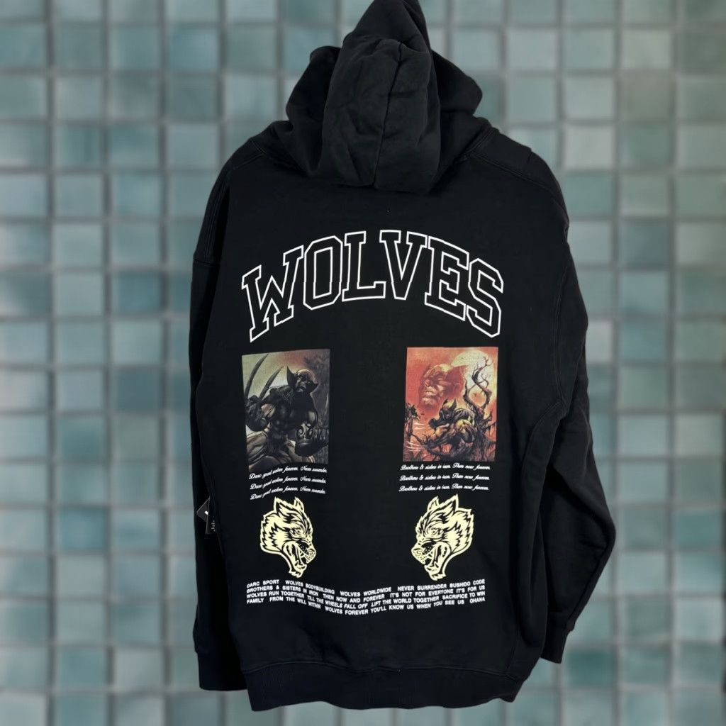 Vintage Darc Sport x Marvel Wolverine Pain Pigment Hoodie XL Black Unisex Adults Graphic Print Pullover Hooded Limited Edition 1000 Size US XL / EU 56 / 4 - 1 Thumbnail