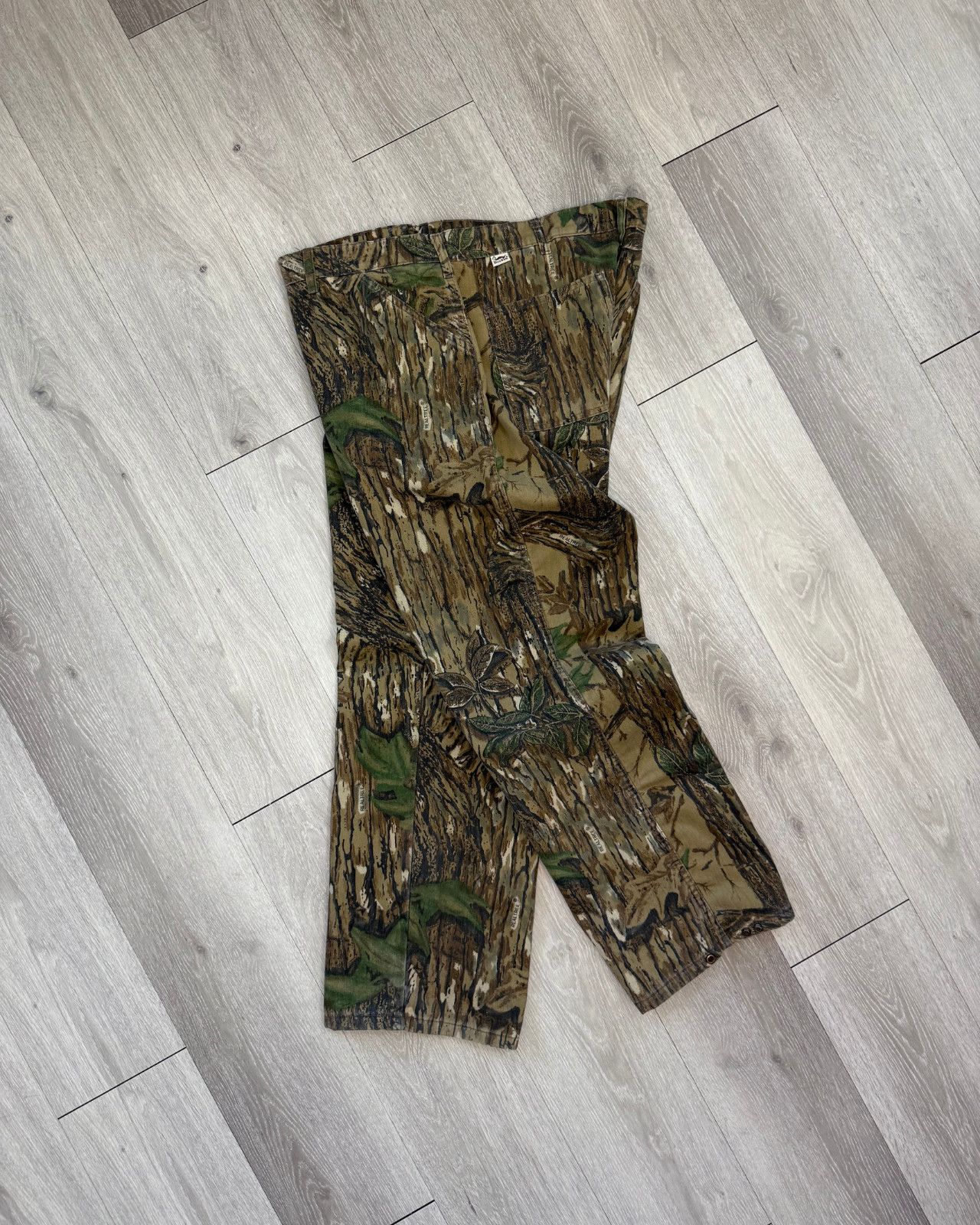 Realtree Vintage Duxbak RealTree Camo Thinsulate Wide-Leg Pants 40x31 Size US 40 / EU 56 - 3 Thumbnail