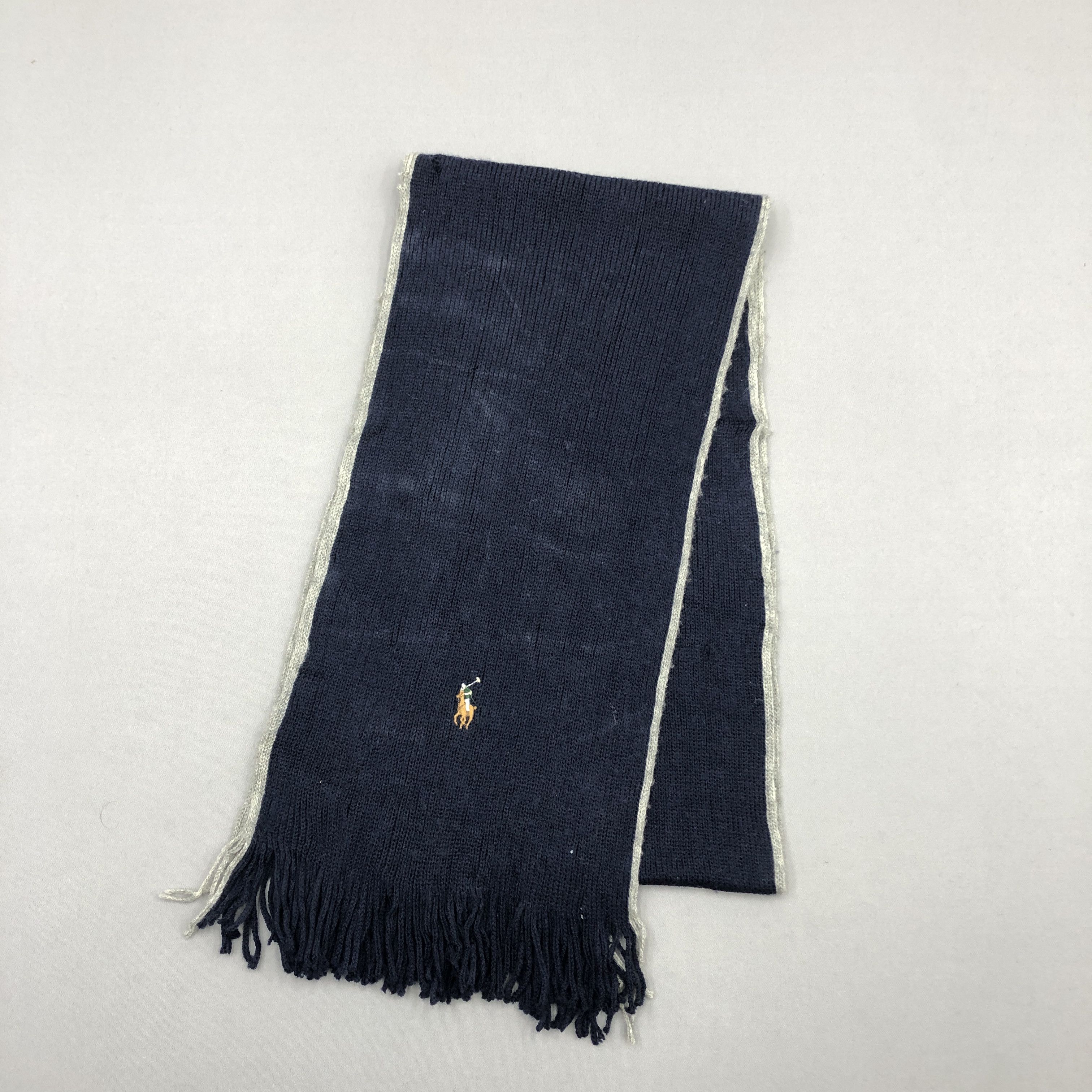Polo Ralph Lauren Vintage Polo Ralph Luaren Scarf Muffler Knit Wool Scarves Size ONE SIZE - 2 Thumbnail